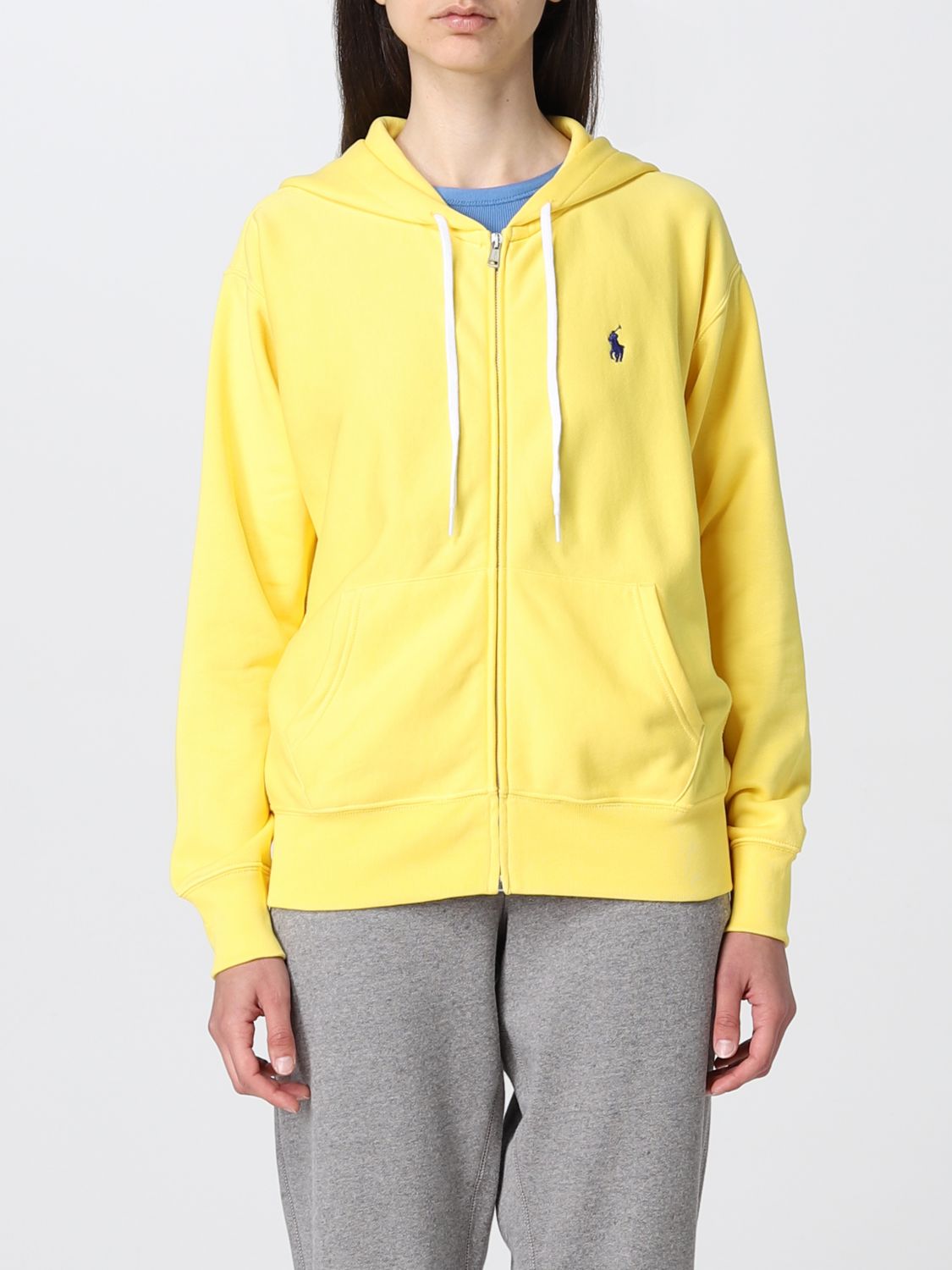 POLO RALPH LAUREN: hoodie - Yellow | Polo Ralph Lauren sweatshirt 211780303  online on 