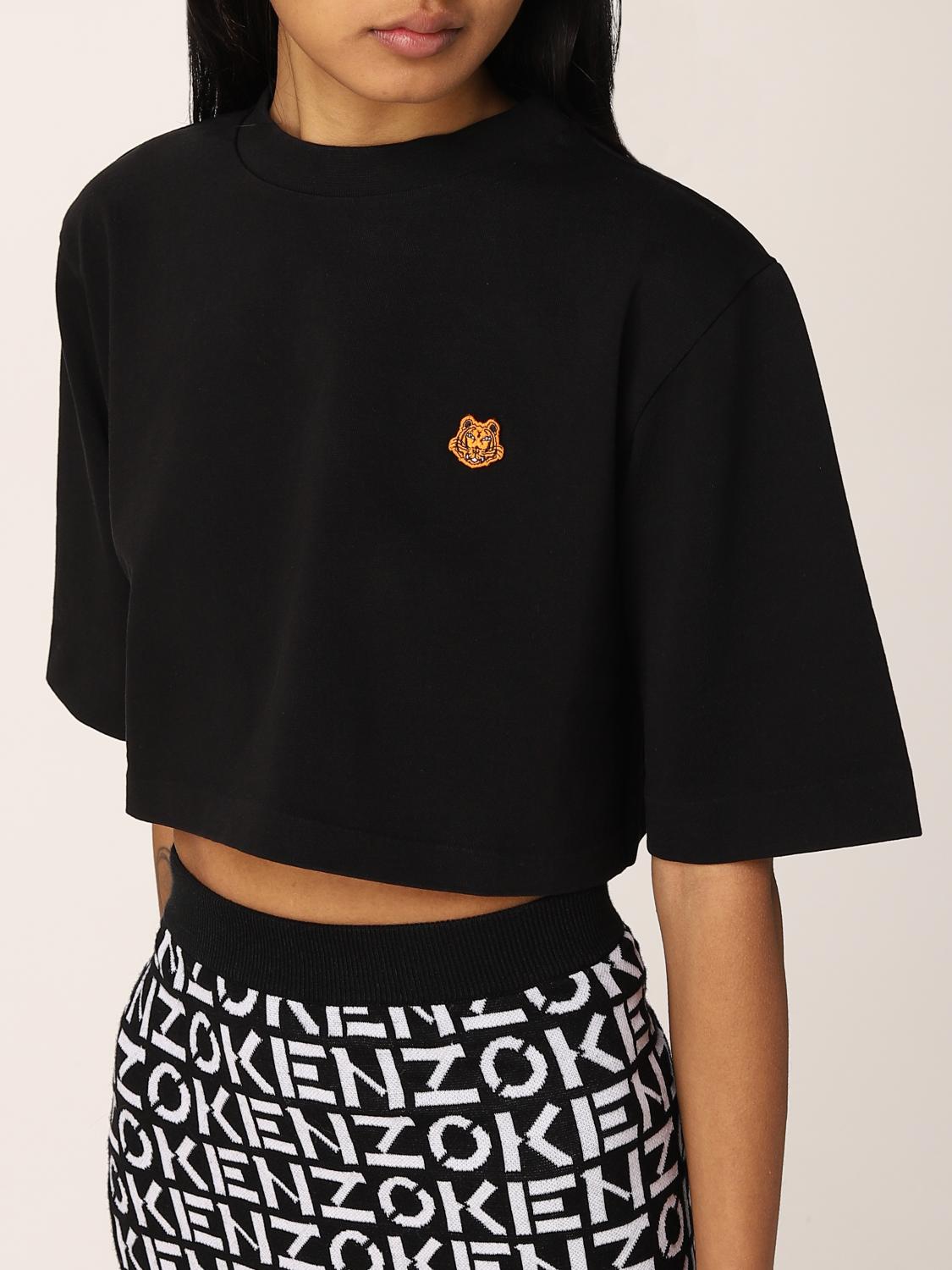 kenzo cropped t shirt