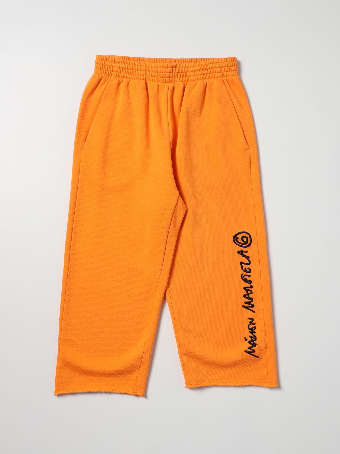 Pantalone Mm6 Maison Margiela: Pantalone jogging Mm6 Maison Margiela arancione 1