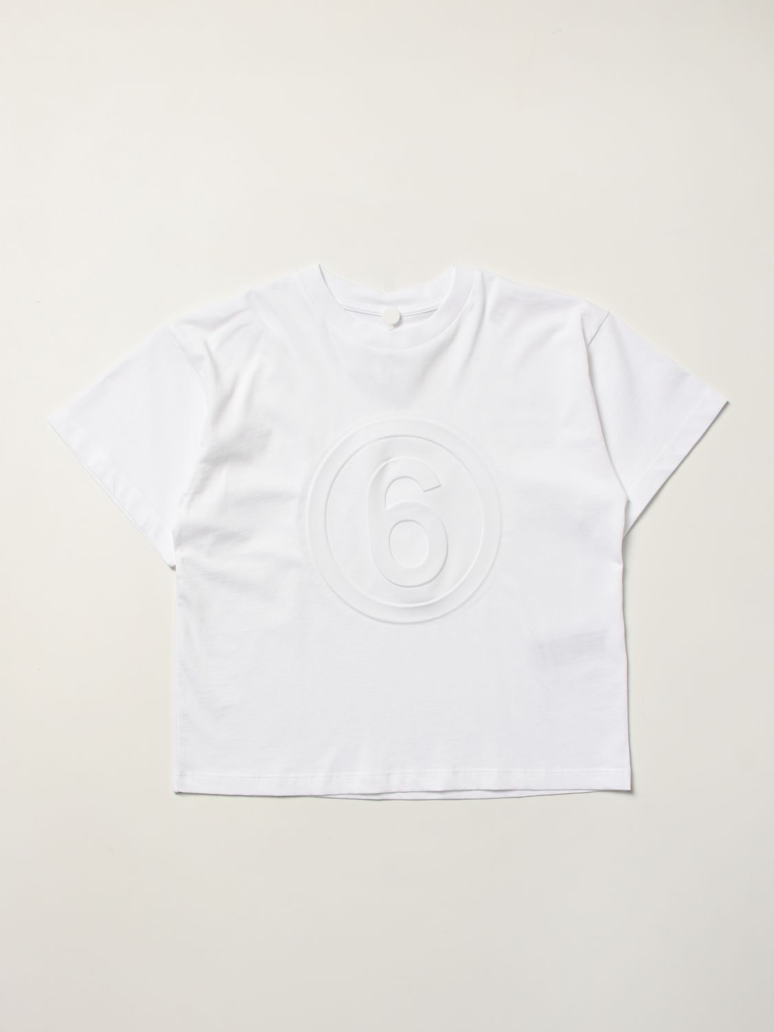 Camisetas Mm6 Maison Margiela: Camisetas niños Mm6 Maison Margiela blanco 1