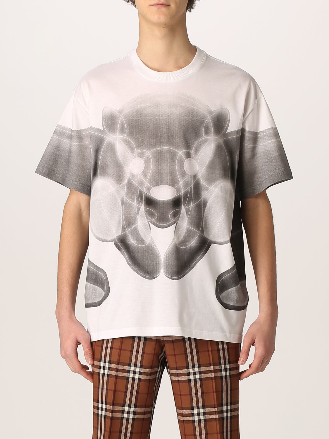 Burberry oversize cotton t-shirt with Thomas the bear print