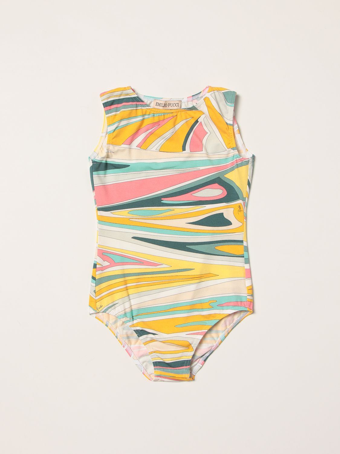 Swimsuit Emilio Pucci: Emilio Pucci one-piece swimsuit with abstract print green 1