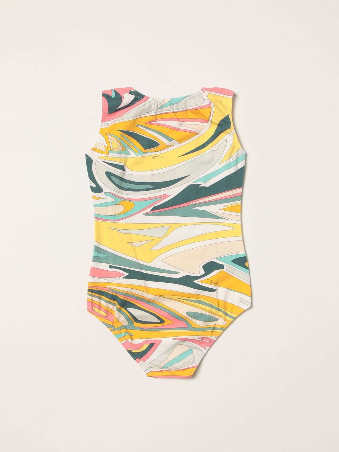 Swimsuit Emilio Pucci: Emilio Pucci one-piece swimsuit with abstract print green 2