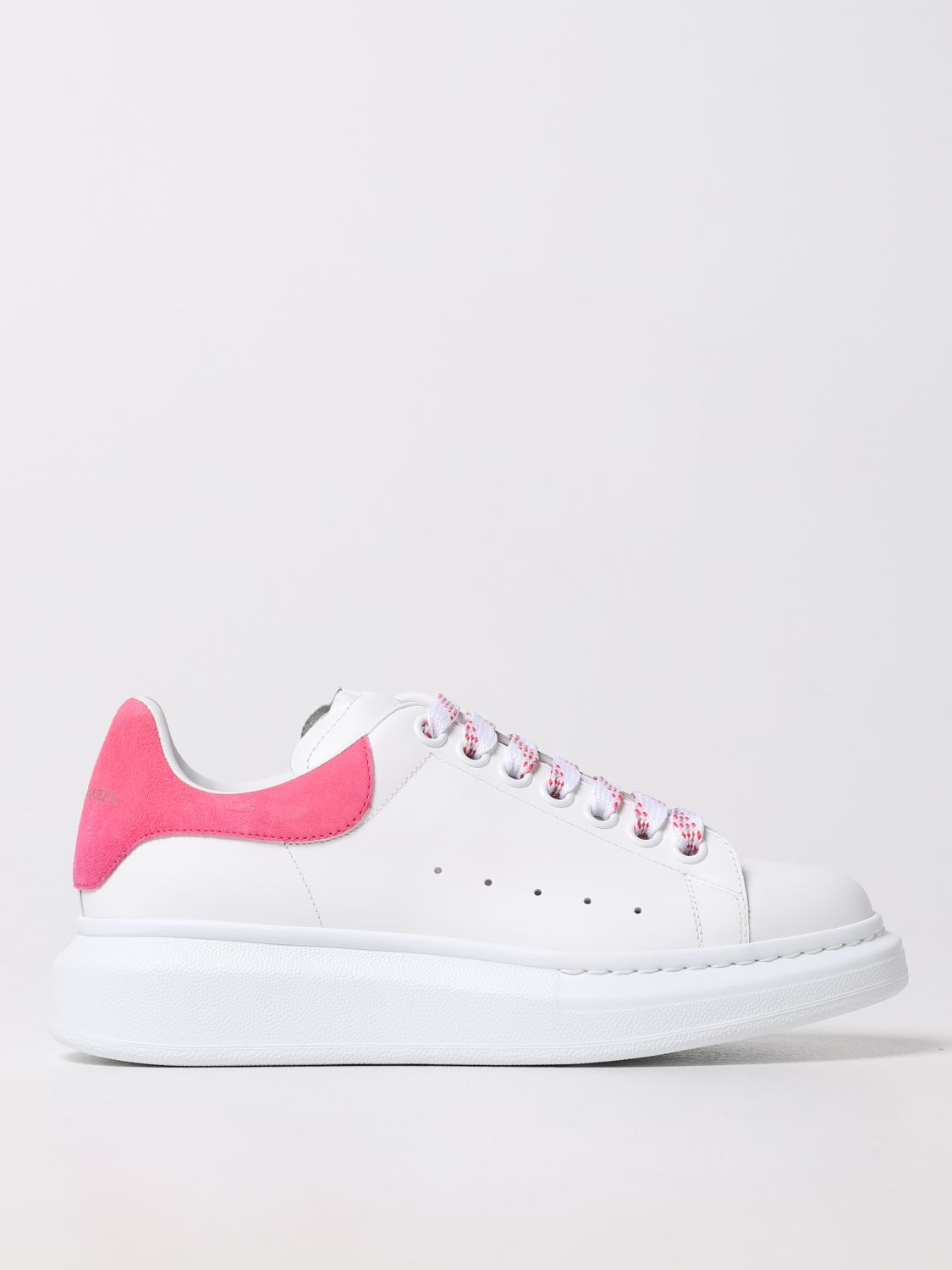Alexander Mcqueen Leather Trainers In White 2