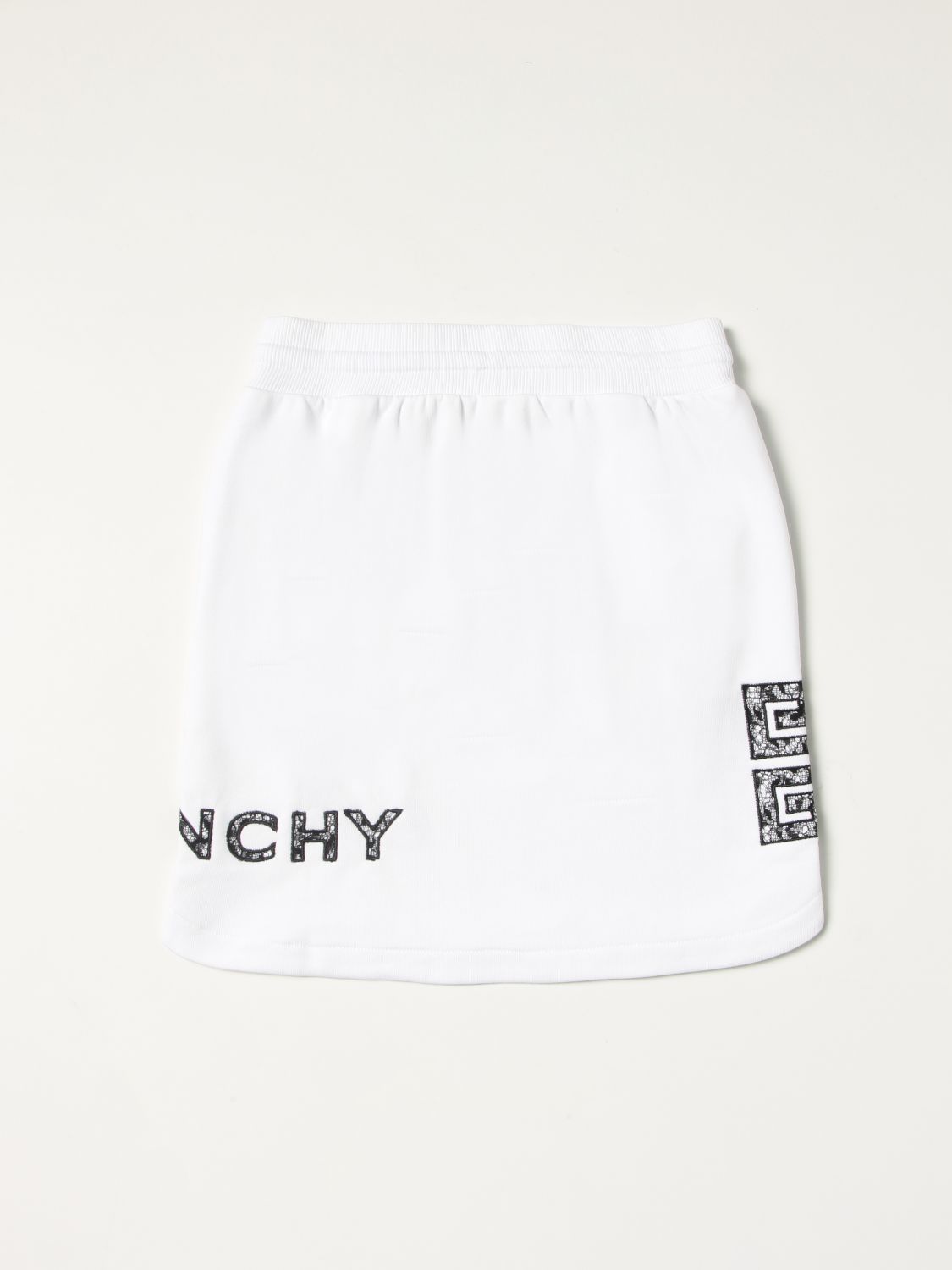 Jupe Givenchy: Jupe de jogging Givenchy avec logo 4G blanc 2