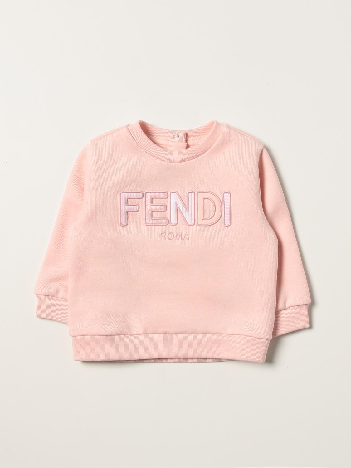 FENDI sweater for baby Pink Fendi sweater BUH040AG18 online on