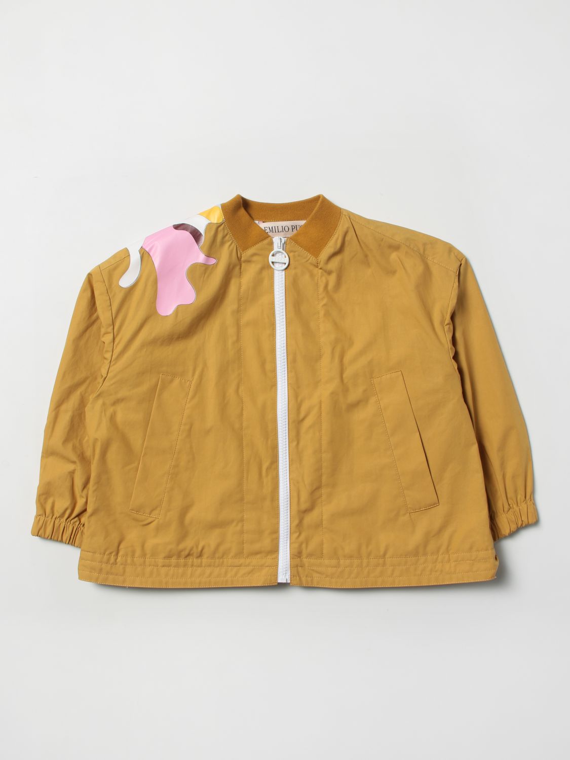 Jacket Emilio Pucci: Emilio Pucci kids' jacket mustard 1