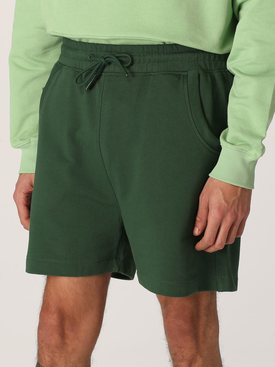 Pantaloncino Drole De Monsieur: Pantaloncino jogging Drole De Monsieur in cotone verde 4
