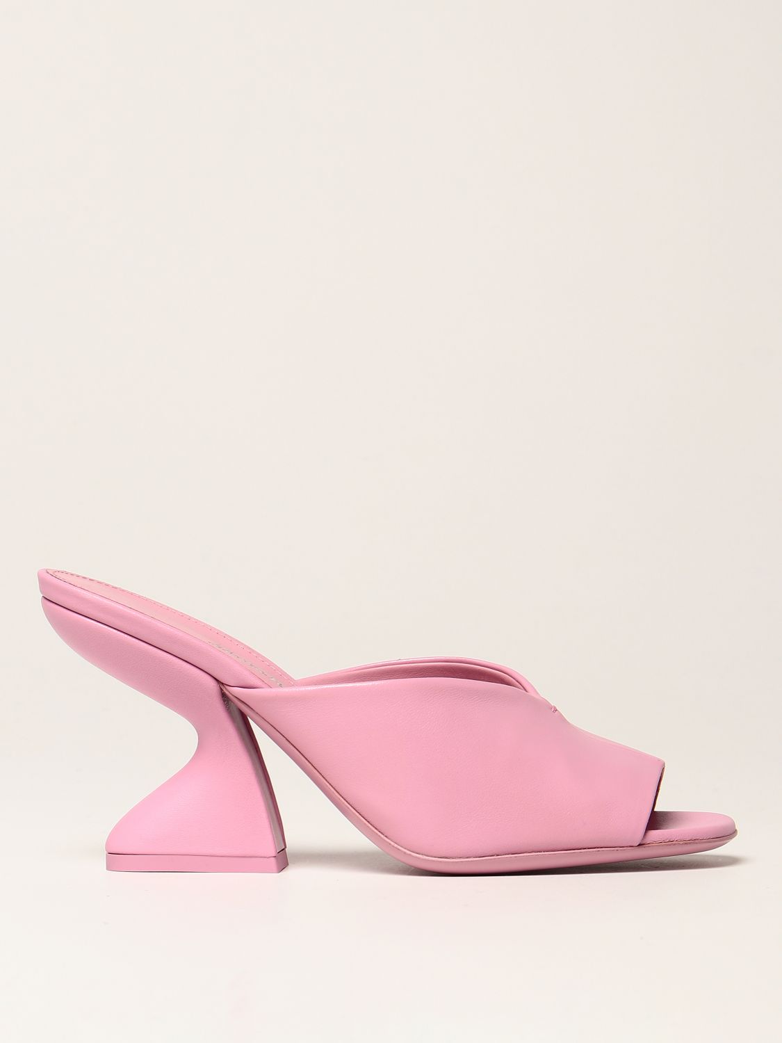 Босоножки на каблуке Salvatore Ferragamo: Обувь Женское Salvatore Ferragamo розовый 1