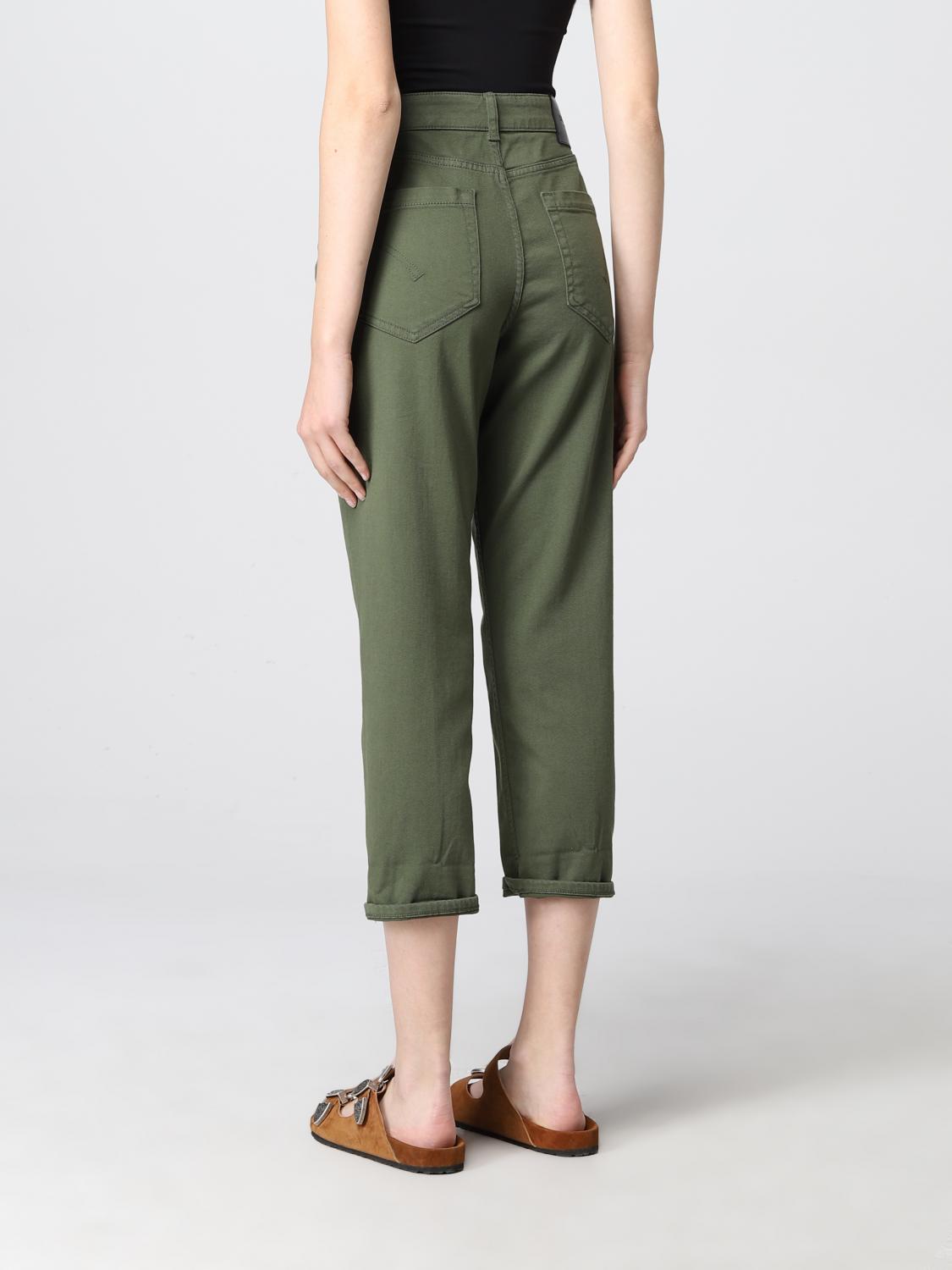 DONDUP: Koons cropped denim pants - Grey | Jeans Dondup DP268BS0030PTD  GIGLIO.COM