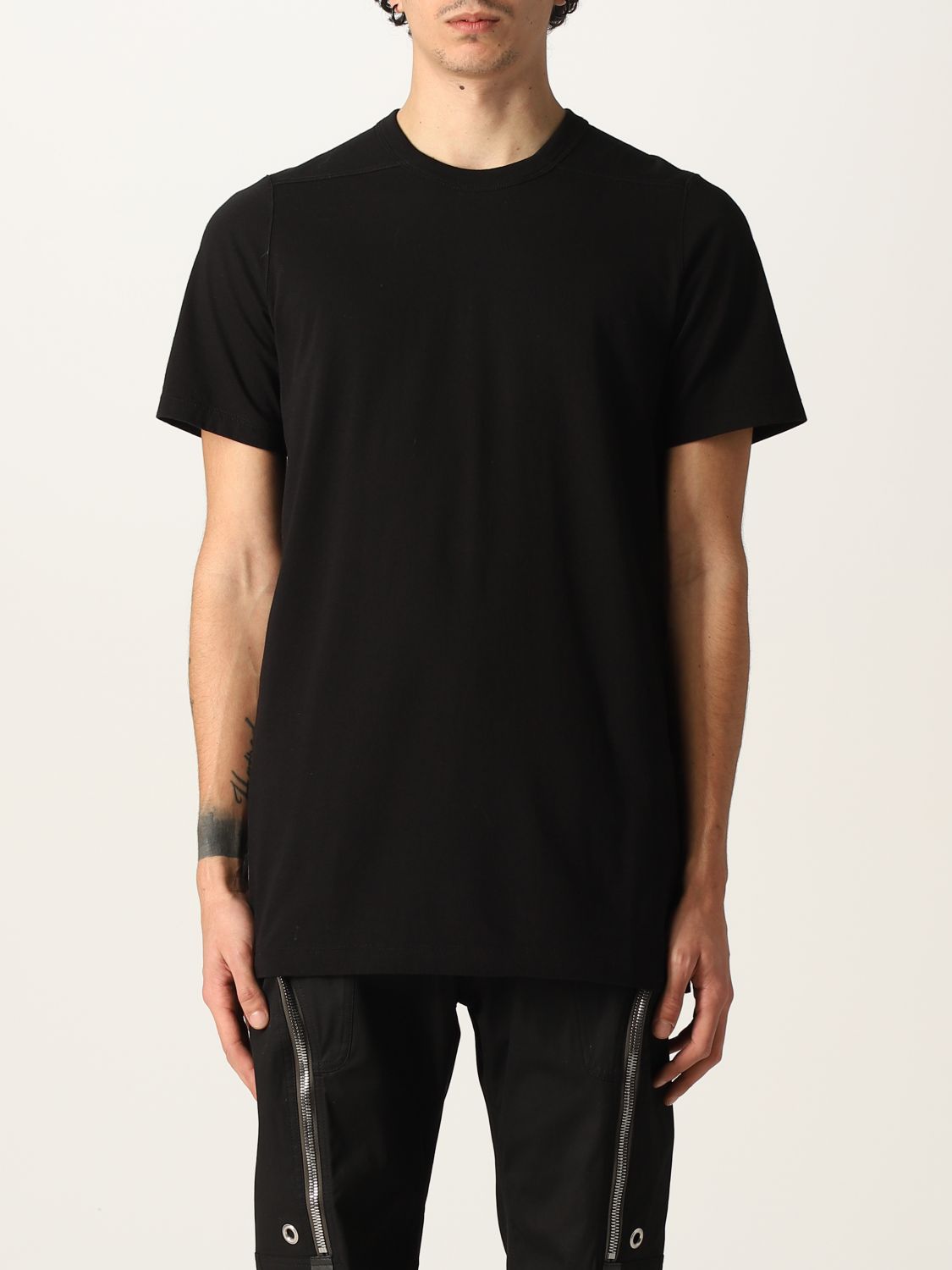 T-shirt Rick Owens: Rick Owens cotton T-shirt black 1