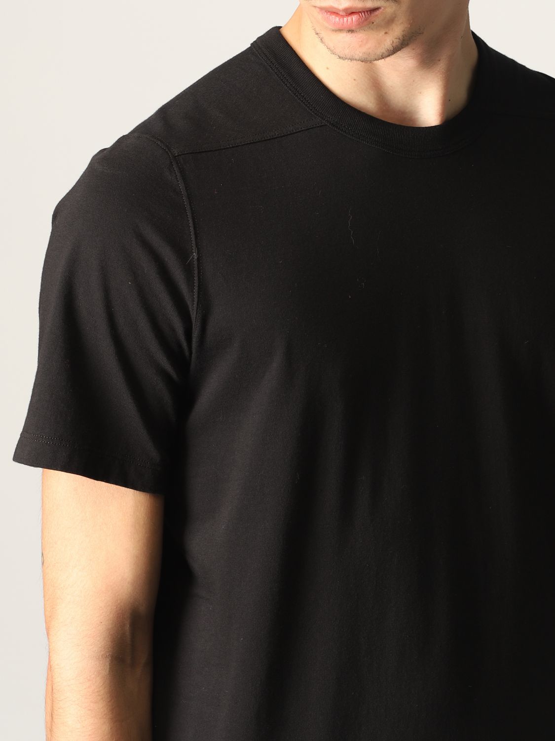 티셔츠 릭 오웬스: 티셔츠 남성 Rick Owens 블랙 5