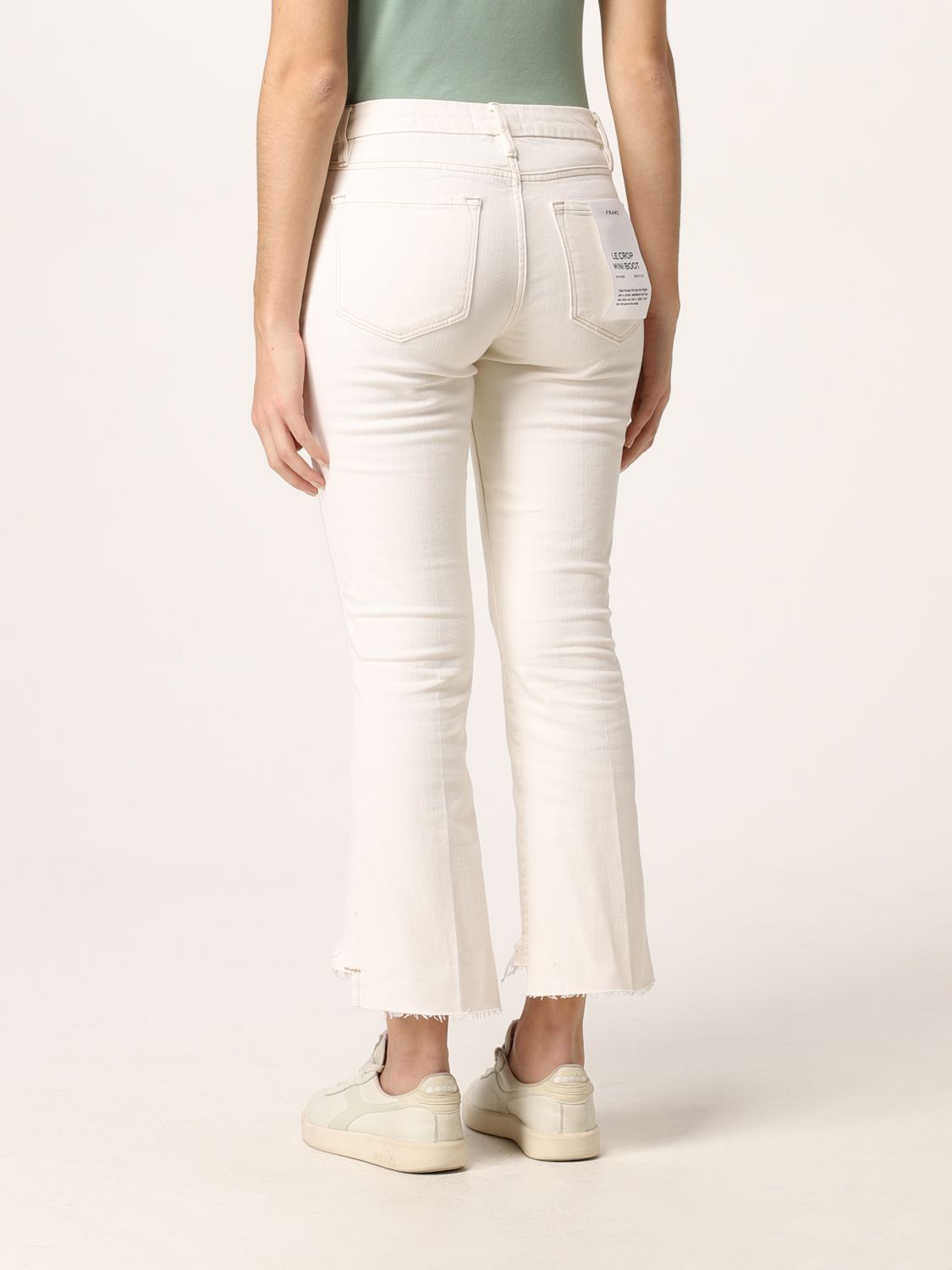 Vaquero Frame: Jeans mujer Frame blanco 2