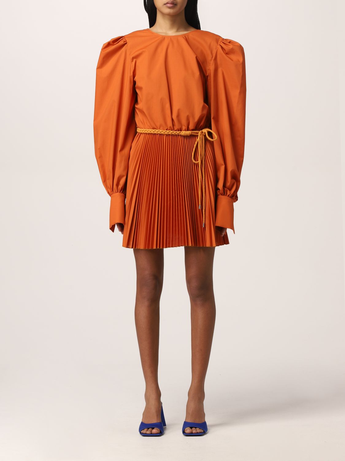 Kleid Federica Tosi: Kleid damen Federica Tosi orange 1