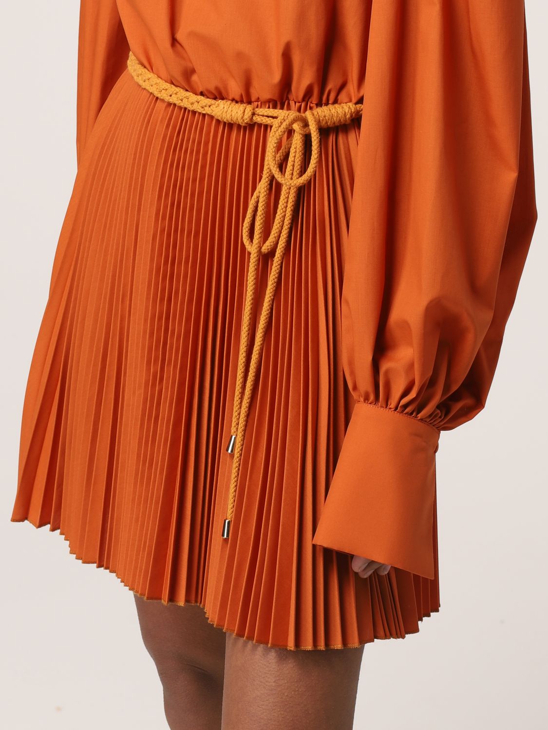 Kleid Federica Tosi: Kleid damen Federica Tosi orange 3