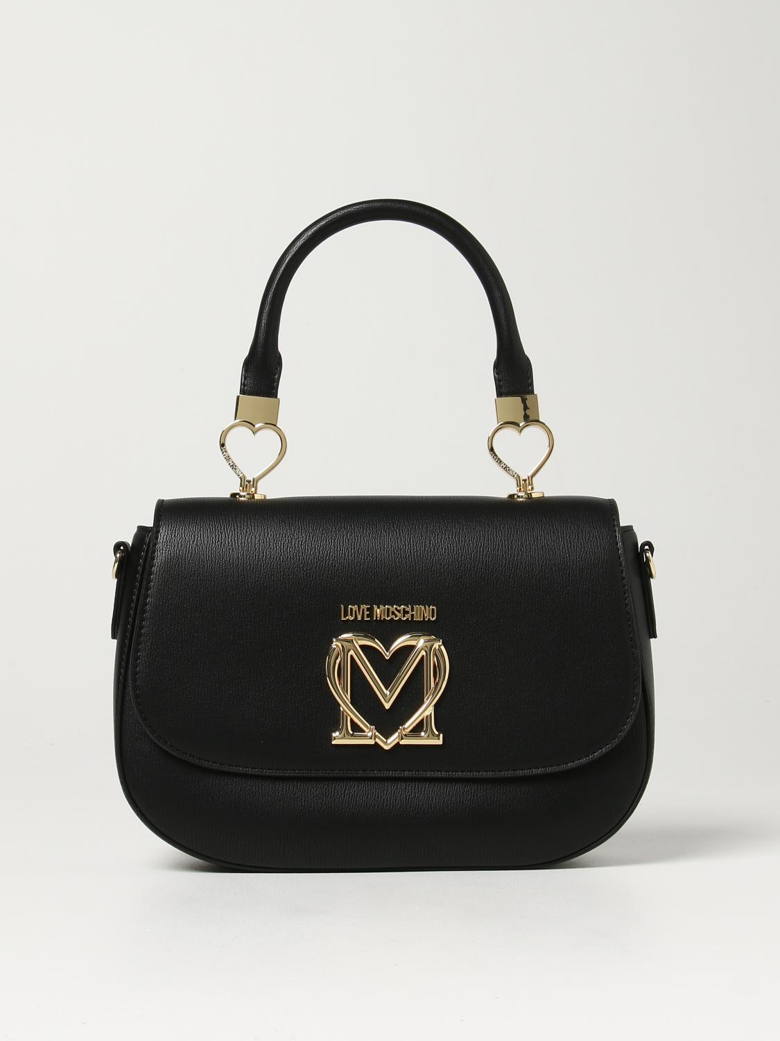 LOVE MOSCHINO handbag with logo Black Love Moschino handbag
