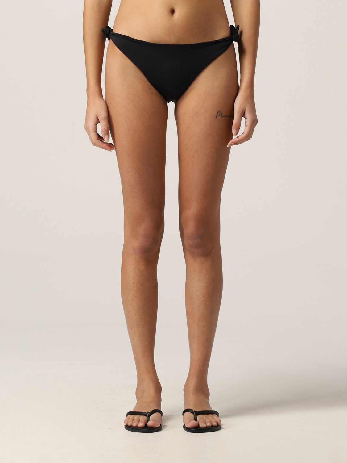 Costume Ermanno Scervino: Slip bikini Ermanno Scervino in nylon stretch nero 1