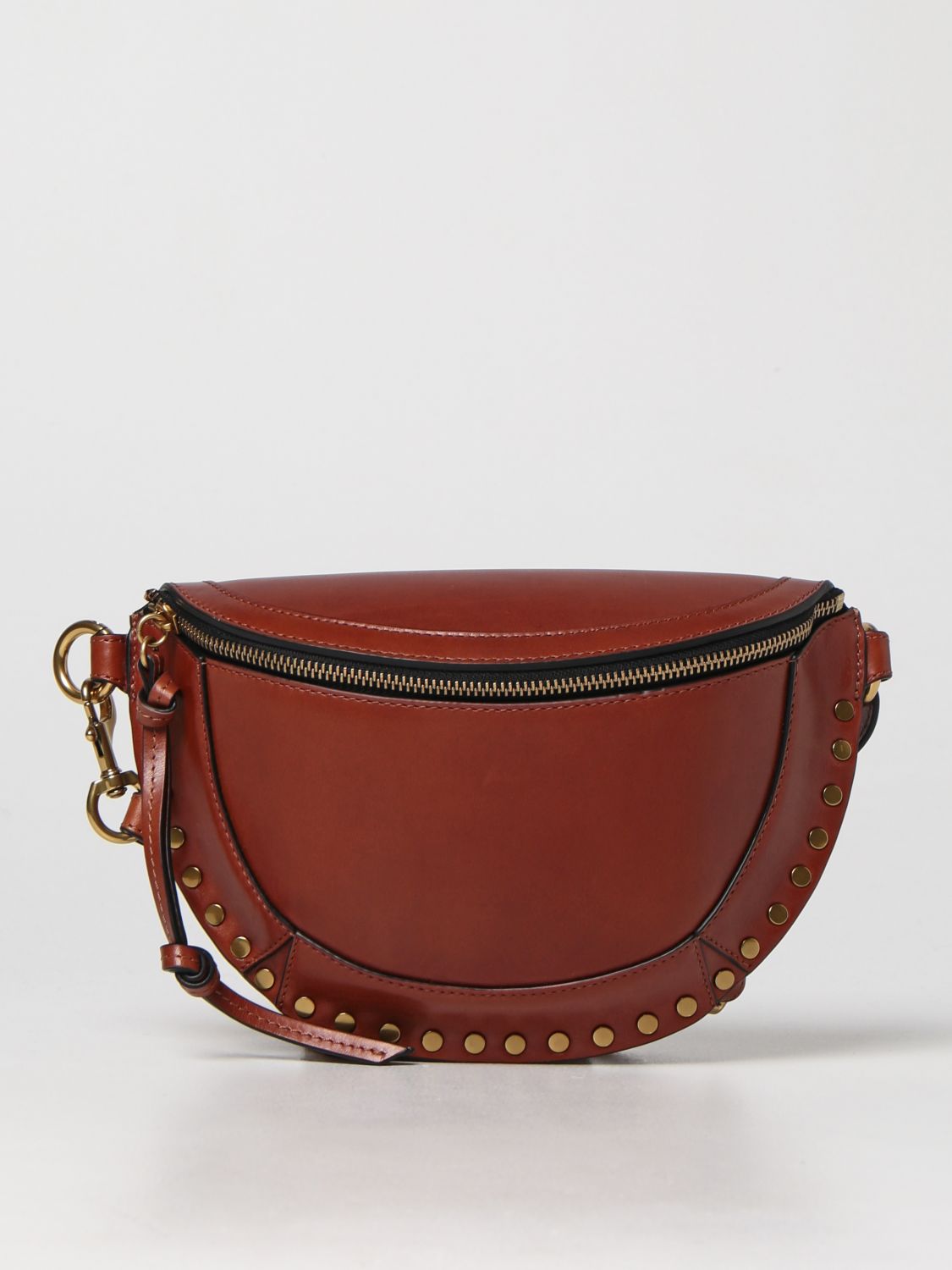 ISABEL MARANT: Skano leather bag / pouch - Beige | Isabel Marant ...