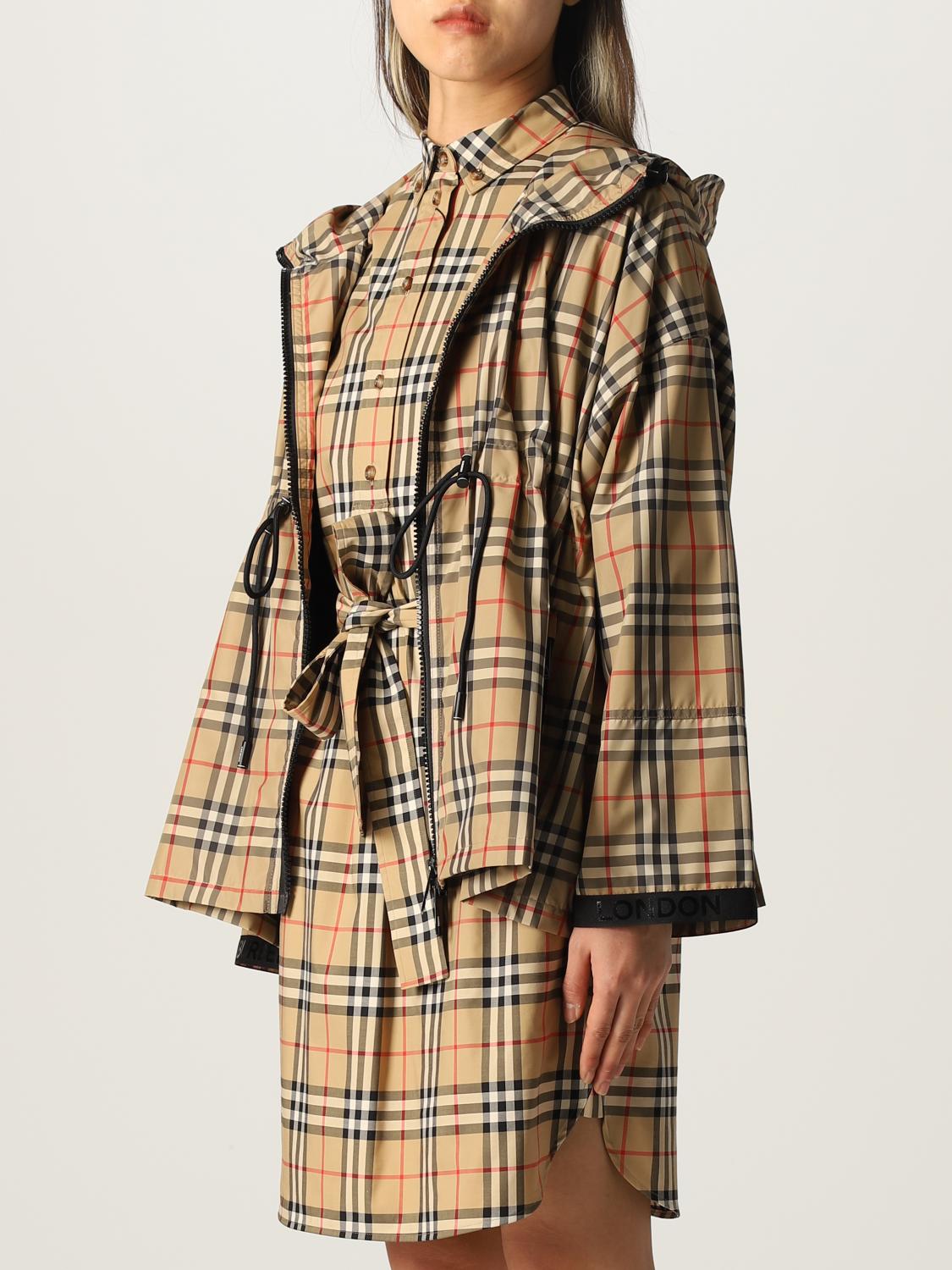 burberry plaid jacket womens