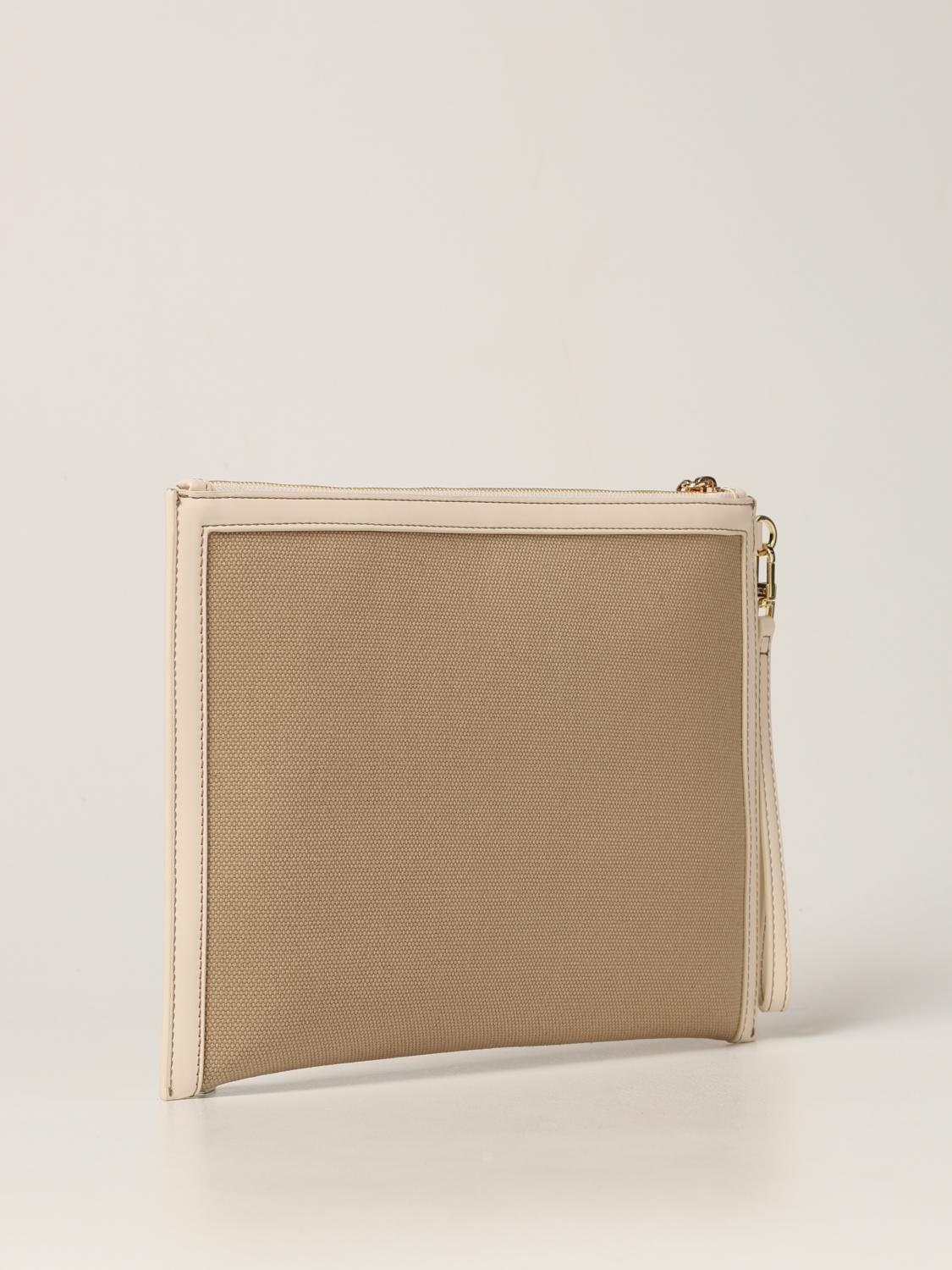 Borsa Pochette Elisabetta Franchi da Donna Beige | Zedstore