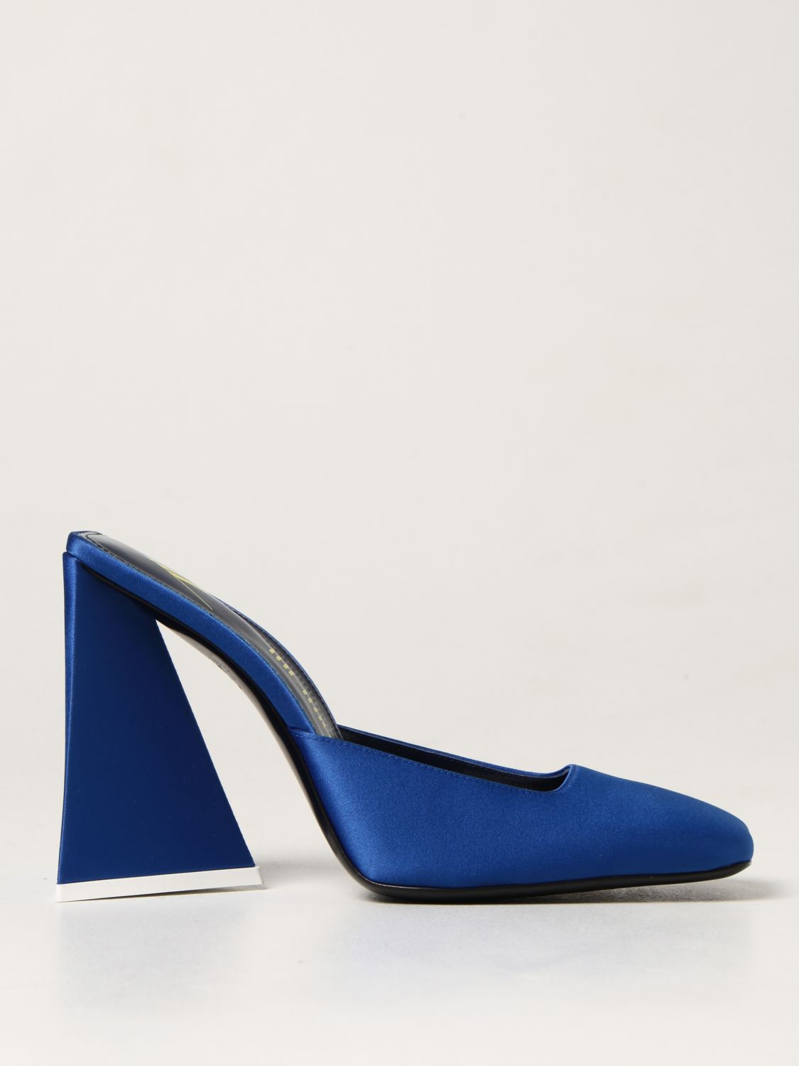 Zapatos con tacón de 110mm de The Attico de color Azul Mujer Zapatos de Tacones de Zapatos de salón 
