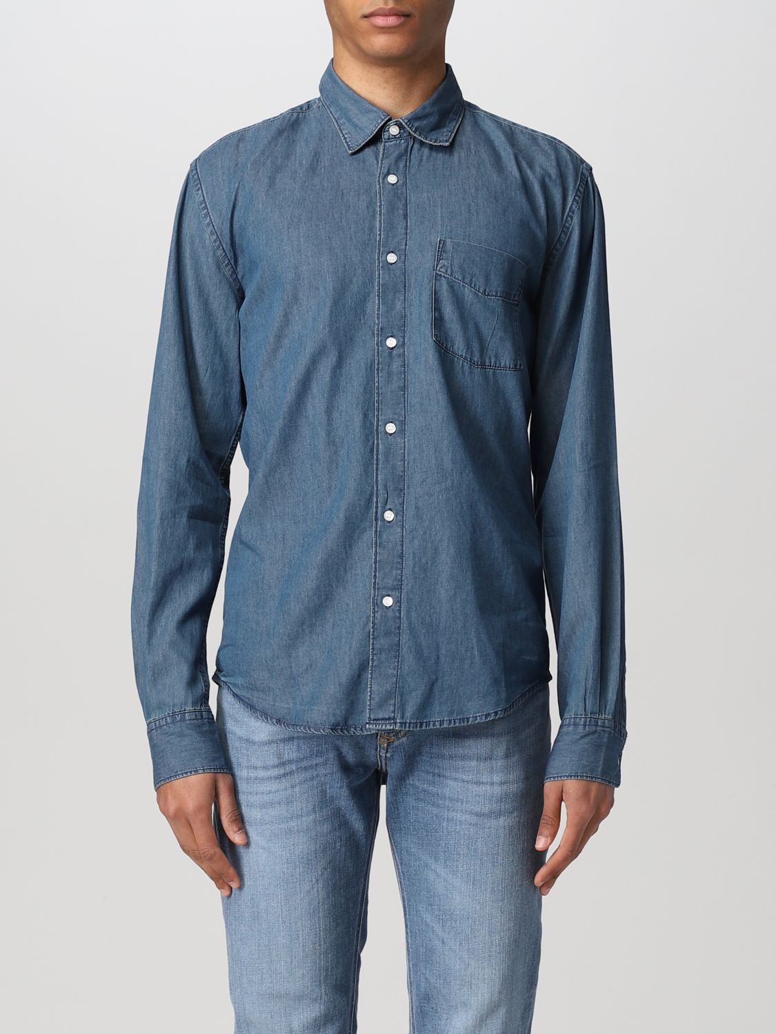Рубашка Aspesi: Рубашка Aspesi для него синий 1