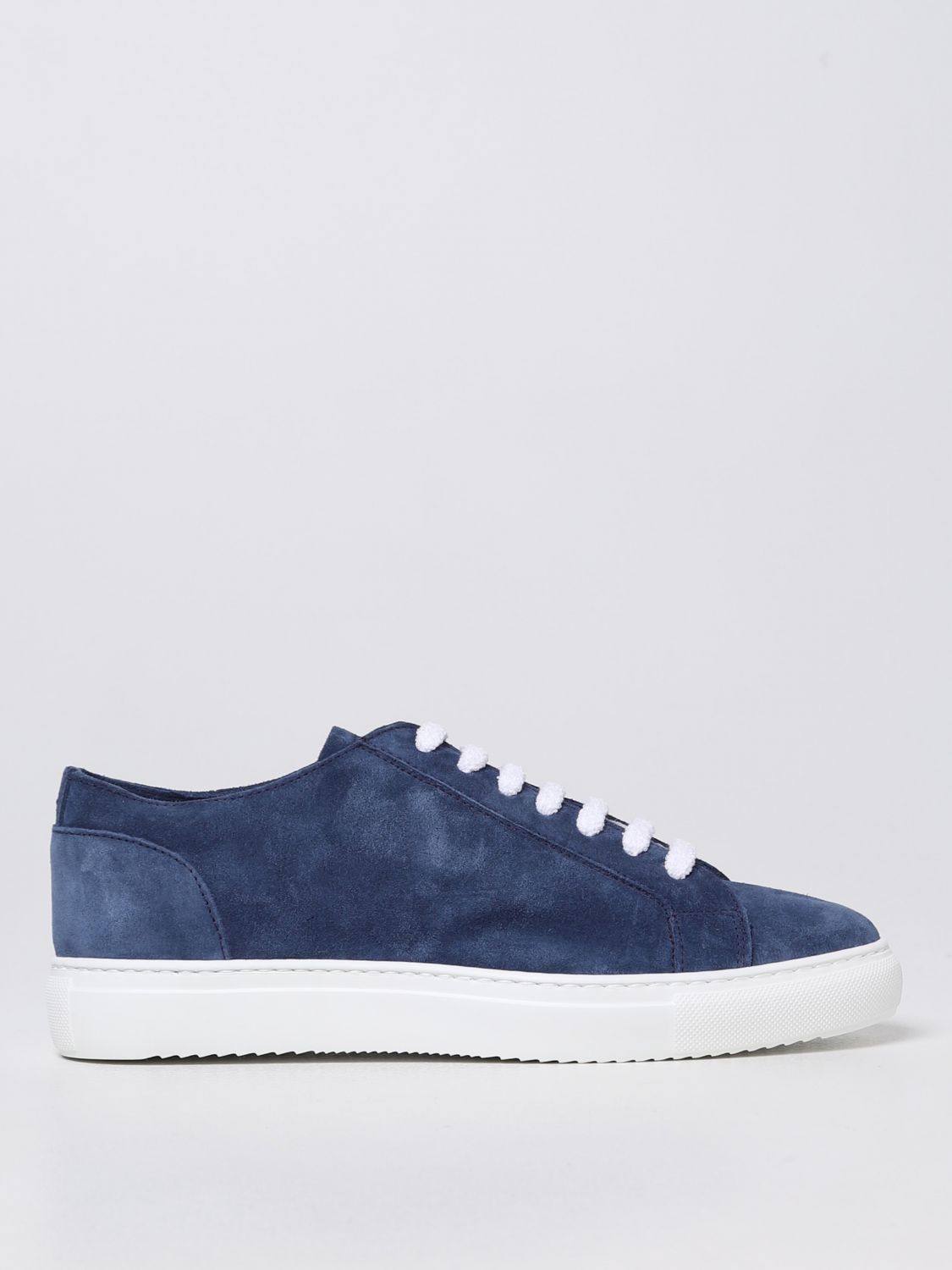 Doucal's Sneakers In Suede In Blue