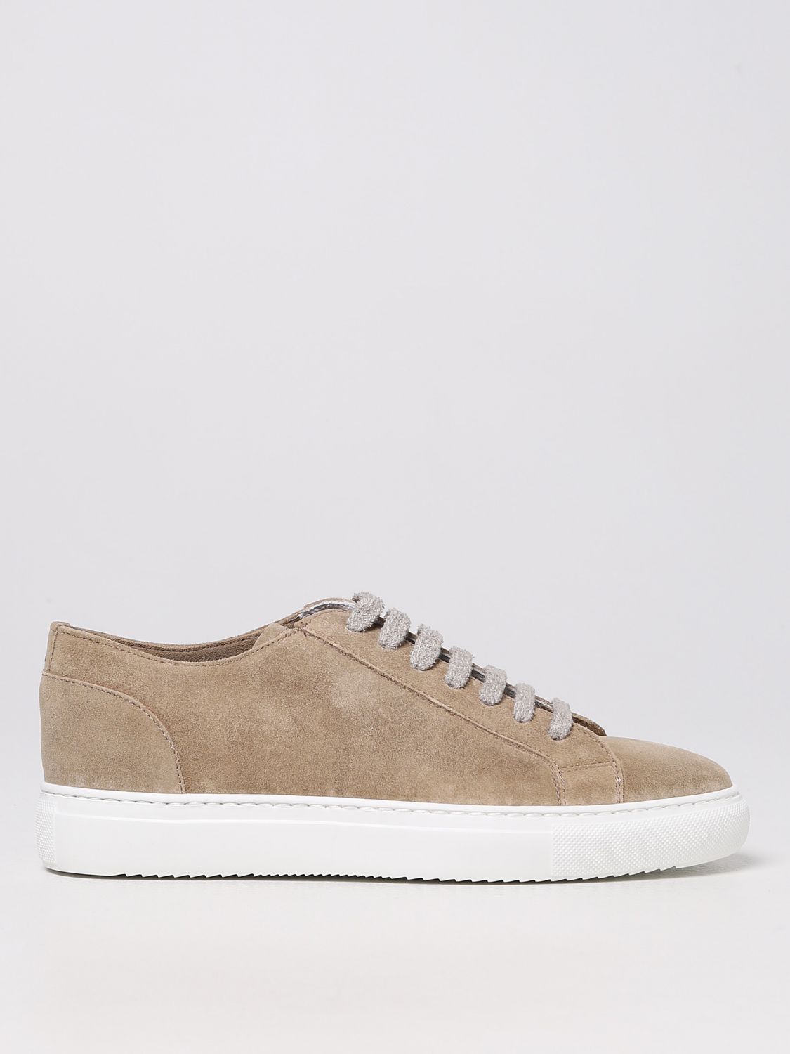 Doucal's Sneakers In Suede In Sand