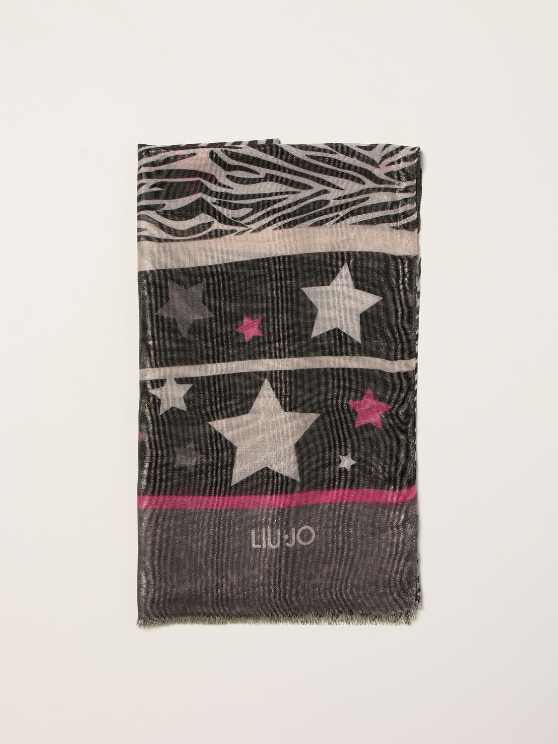Scarf Liu Jo: Liu Jo scarf with all over stars black 1