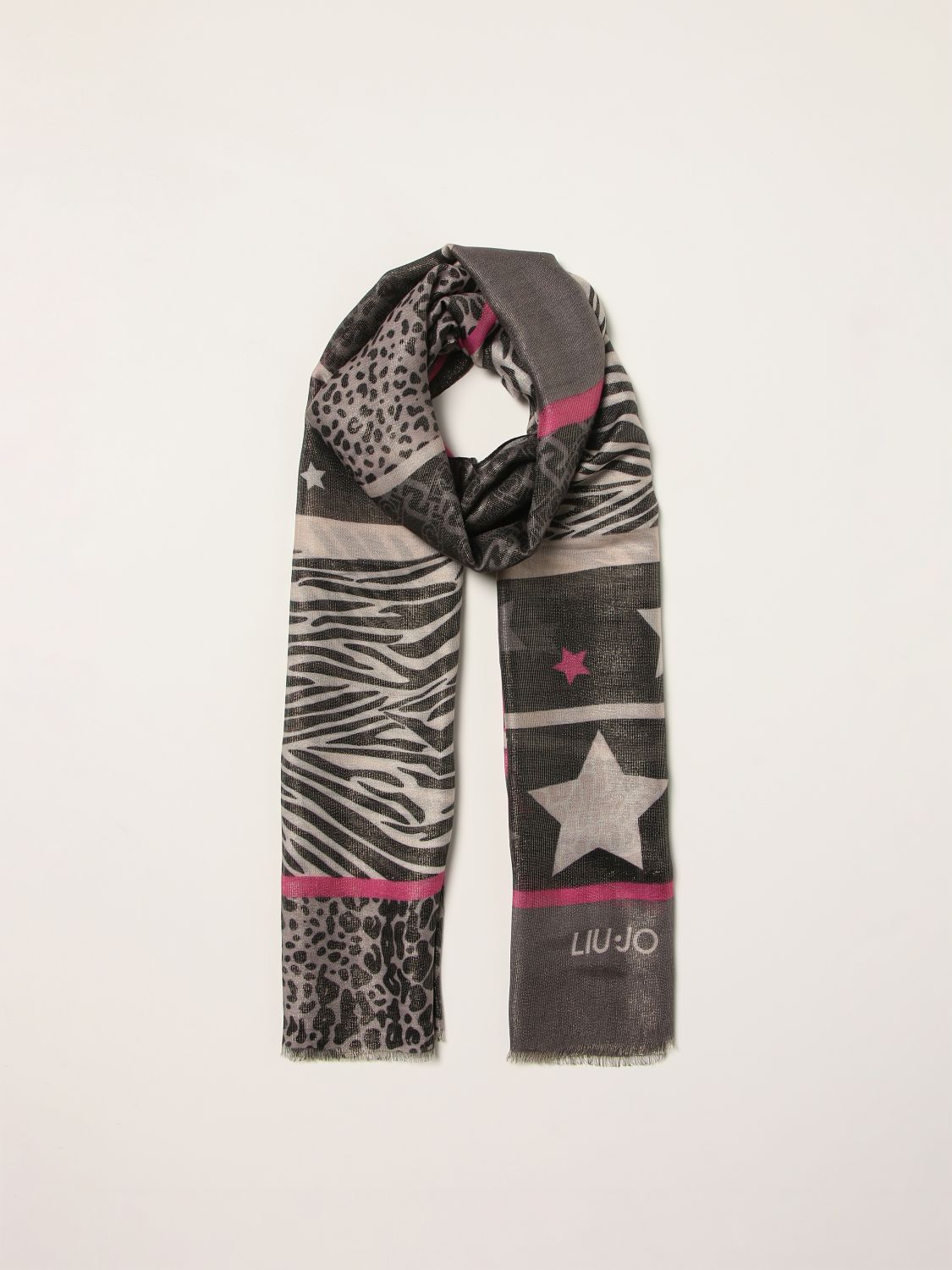 Scarf Liu Jo: Liu Jo scarf with all over stars black 2