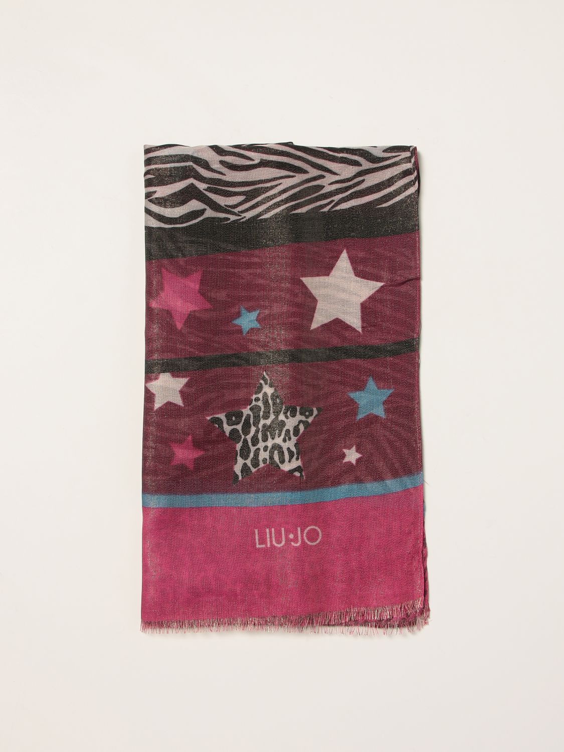 Scarf Liu Jo: Liu Jo scarf with all over stars fuchsia 1
