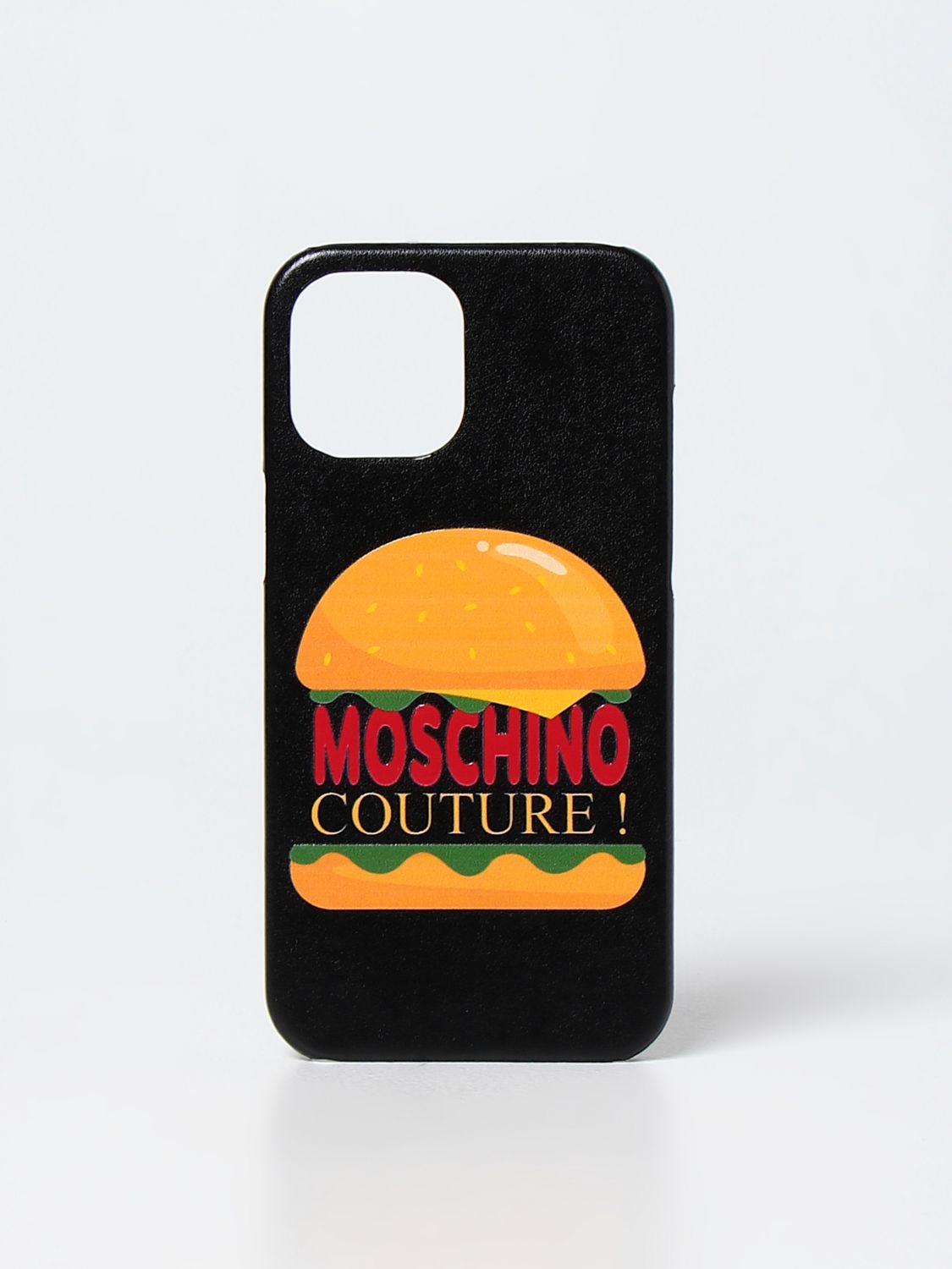 Moschino Couture Iphone 12 Pro Max Case in Black Womens Accessories Phone cases 
