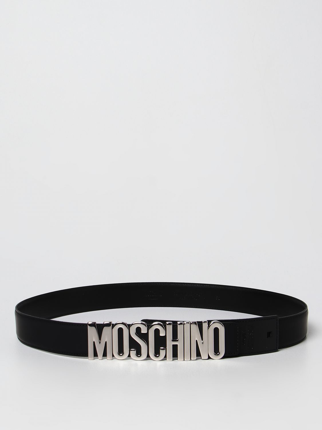 Belt Moschino Couture: Moschino Couture leather belt black 1