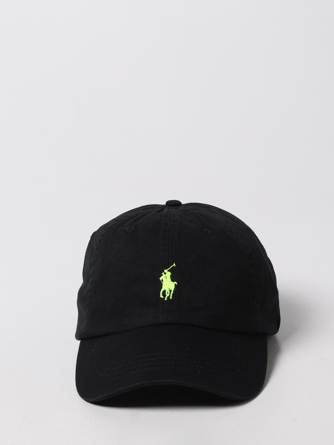 black ralph lauren cap white horse