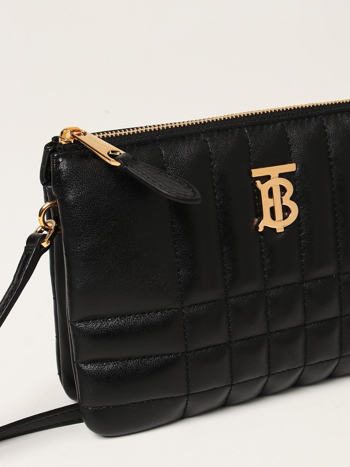 Lola leather crossbody bag Burberry Black in Leather - 32850807