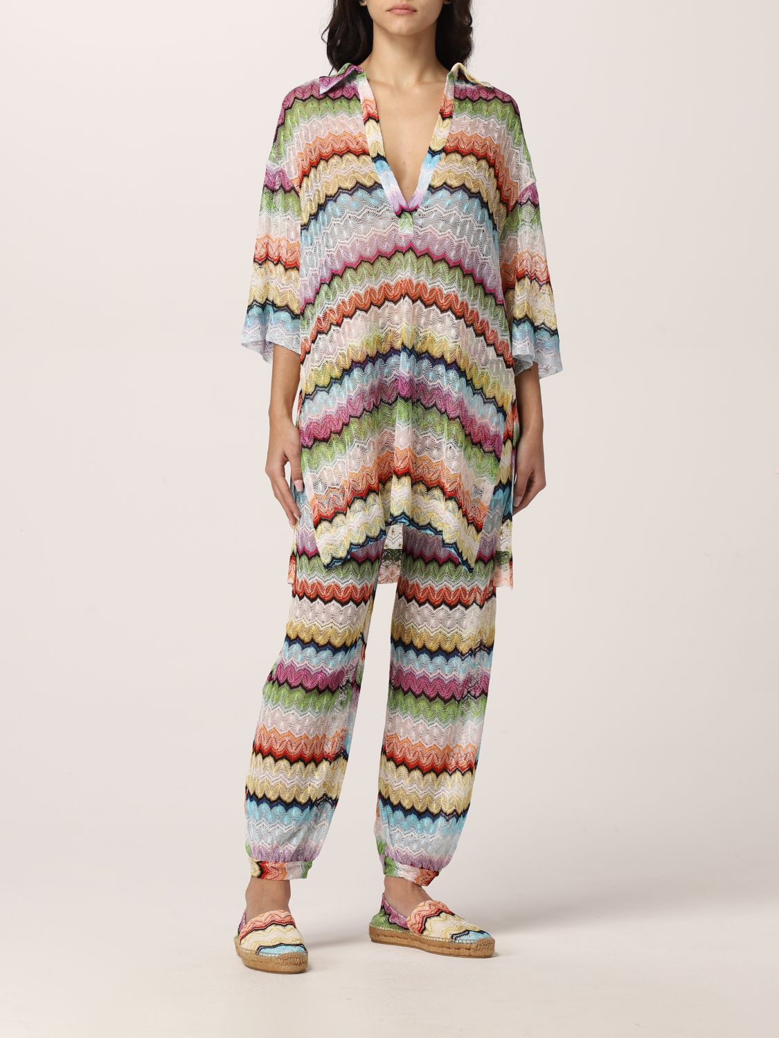 Top Missoni: Missoni zigzag beach blouses multicolor 2