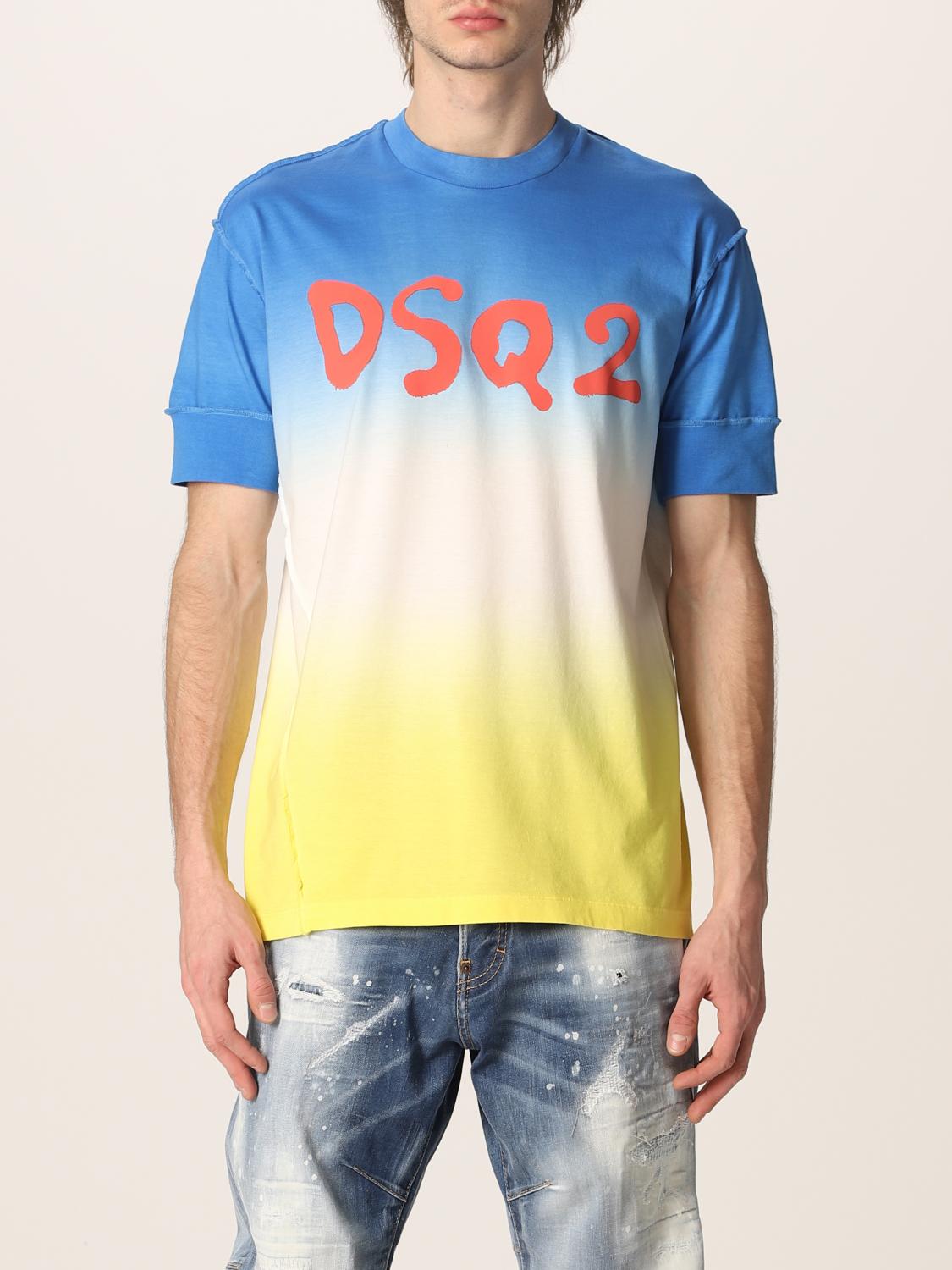 DSQUARED2: T-shirt with print and logo 