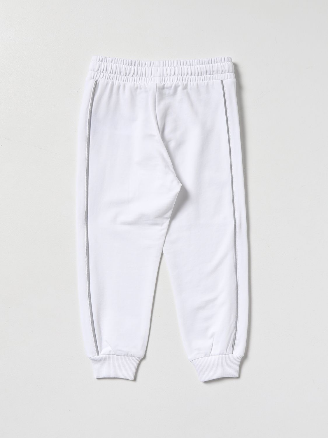Pants Moschino Kid: Moschino Kid jogging pants with mini Teddy white 2