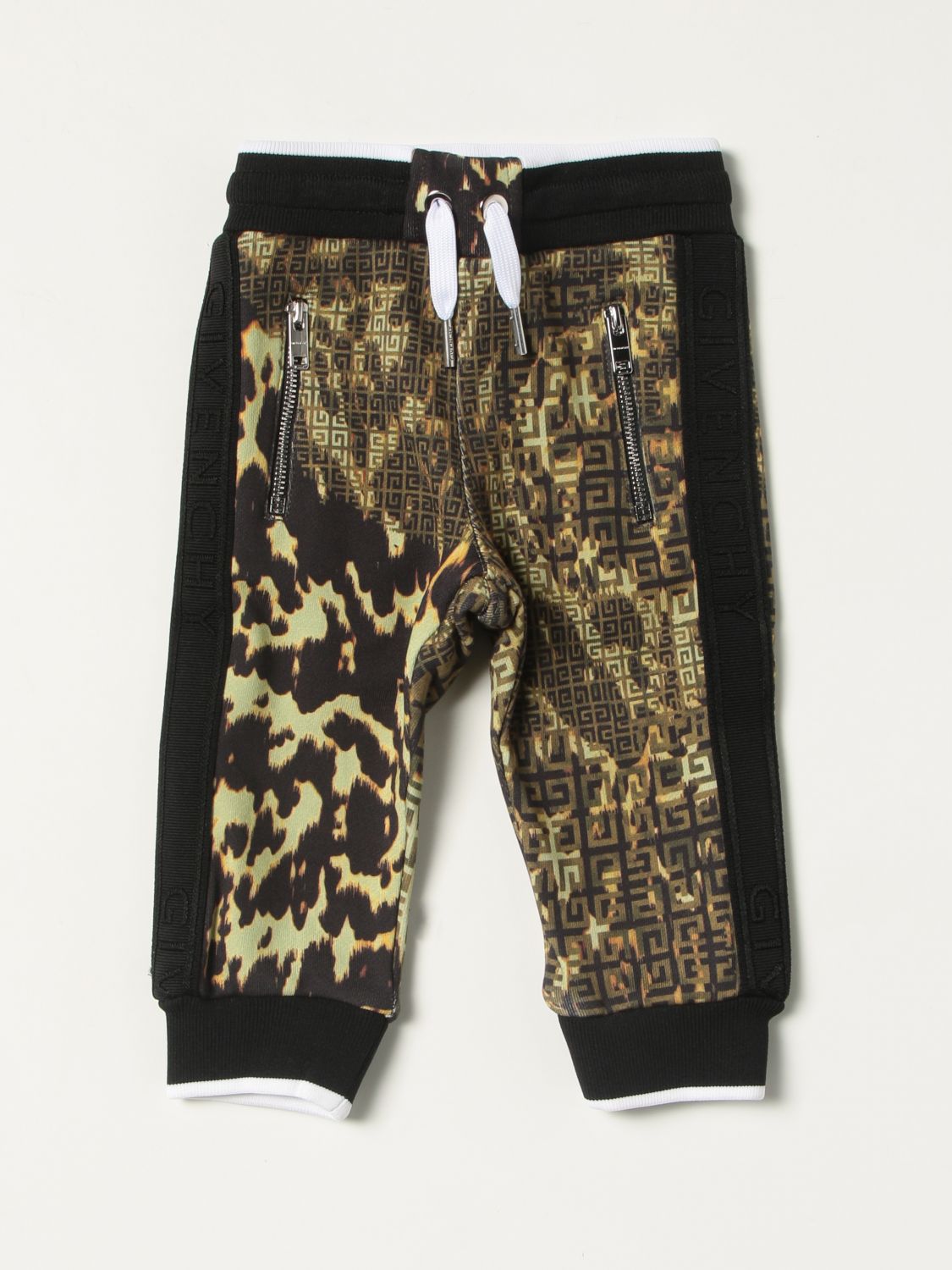 Pantalone Givenchy: Pantalone jogging Givenchy camouflage kaki 1