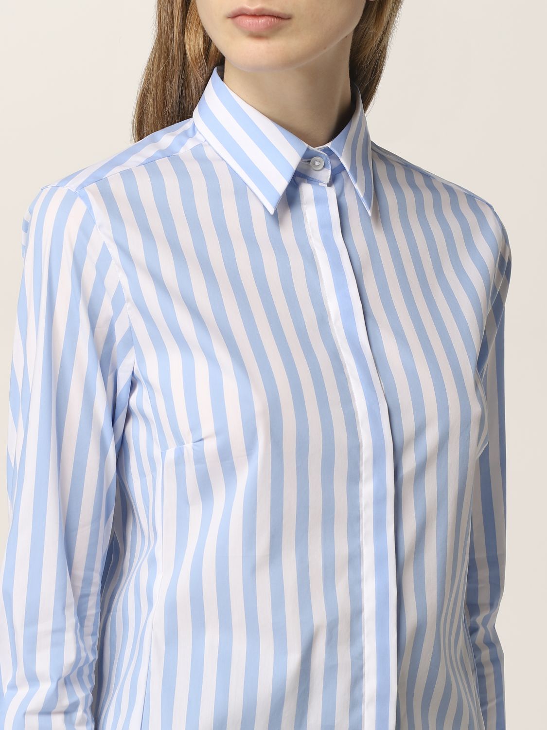 FAY: shirt for woman - Gnawed Blue | Fay shirt NCWA144565SUFC online on