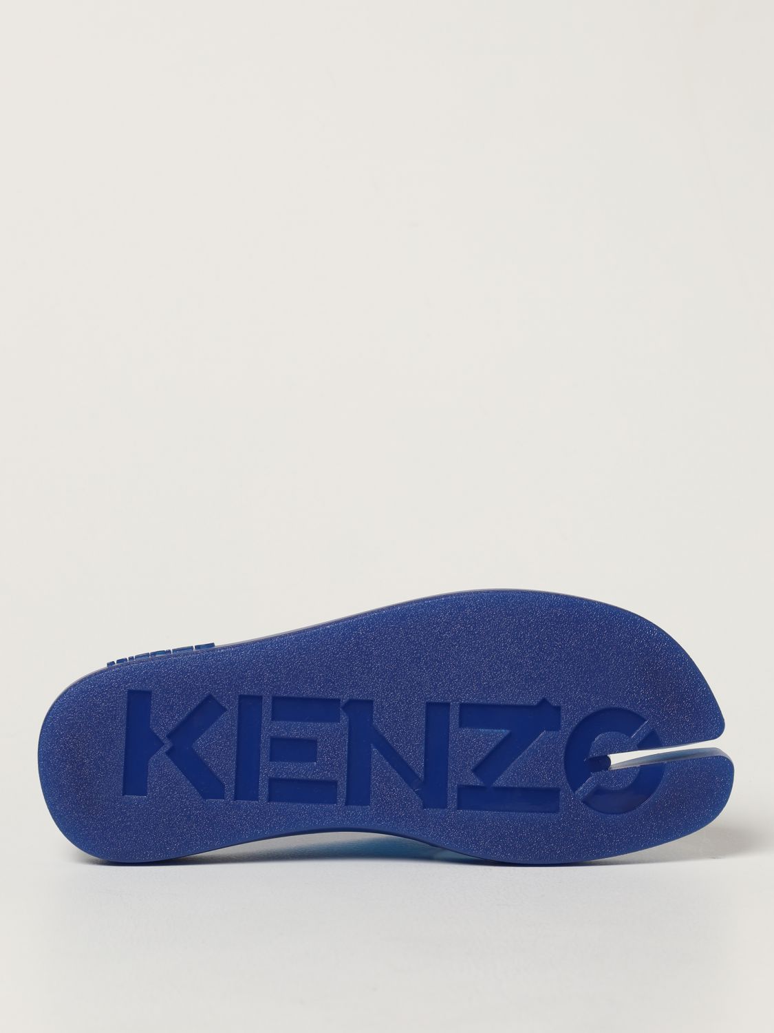 Sandals Kenzo: Kenzo rubber thong sandals blue 4