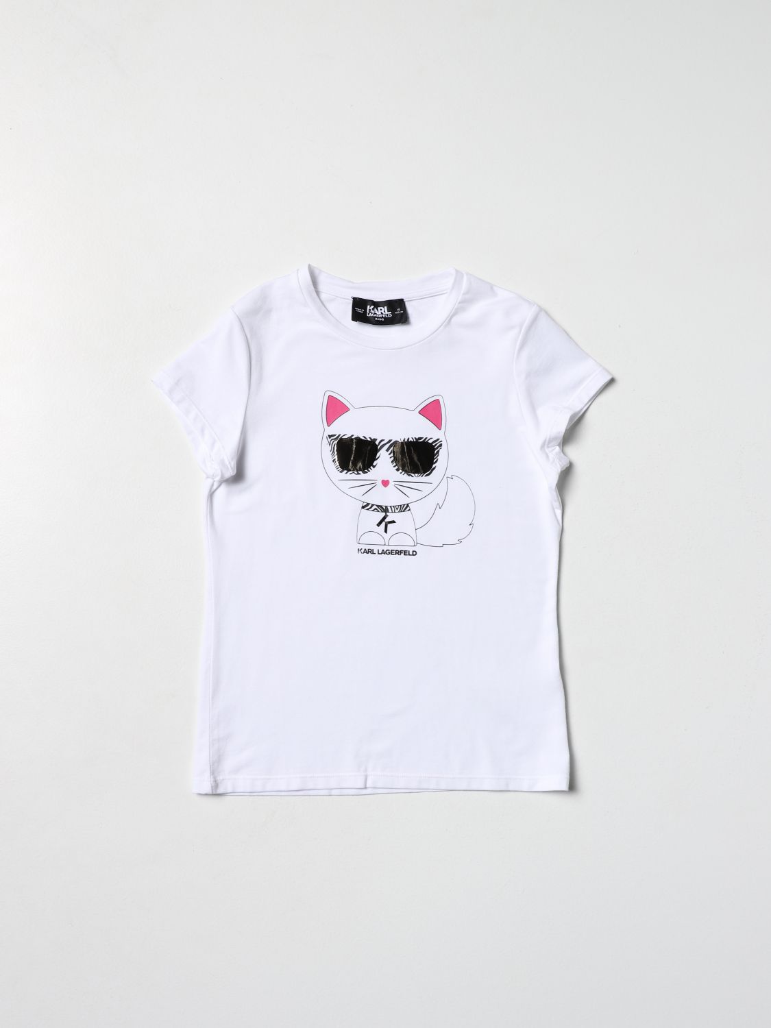 Camisetas Karl Lagerfeld Kids: Jersey niños Karl Lagerfeld Kids blanco 1