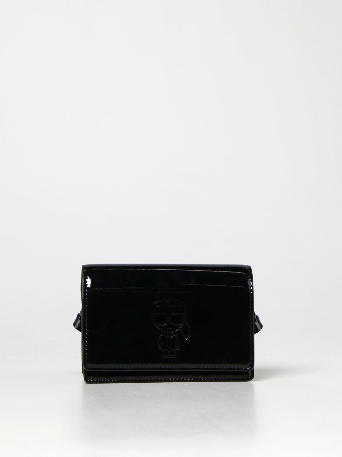 Leather crossbody bag Karl Lagerfeld Black in Leather - 32981656