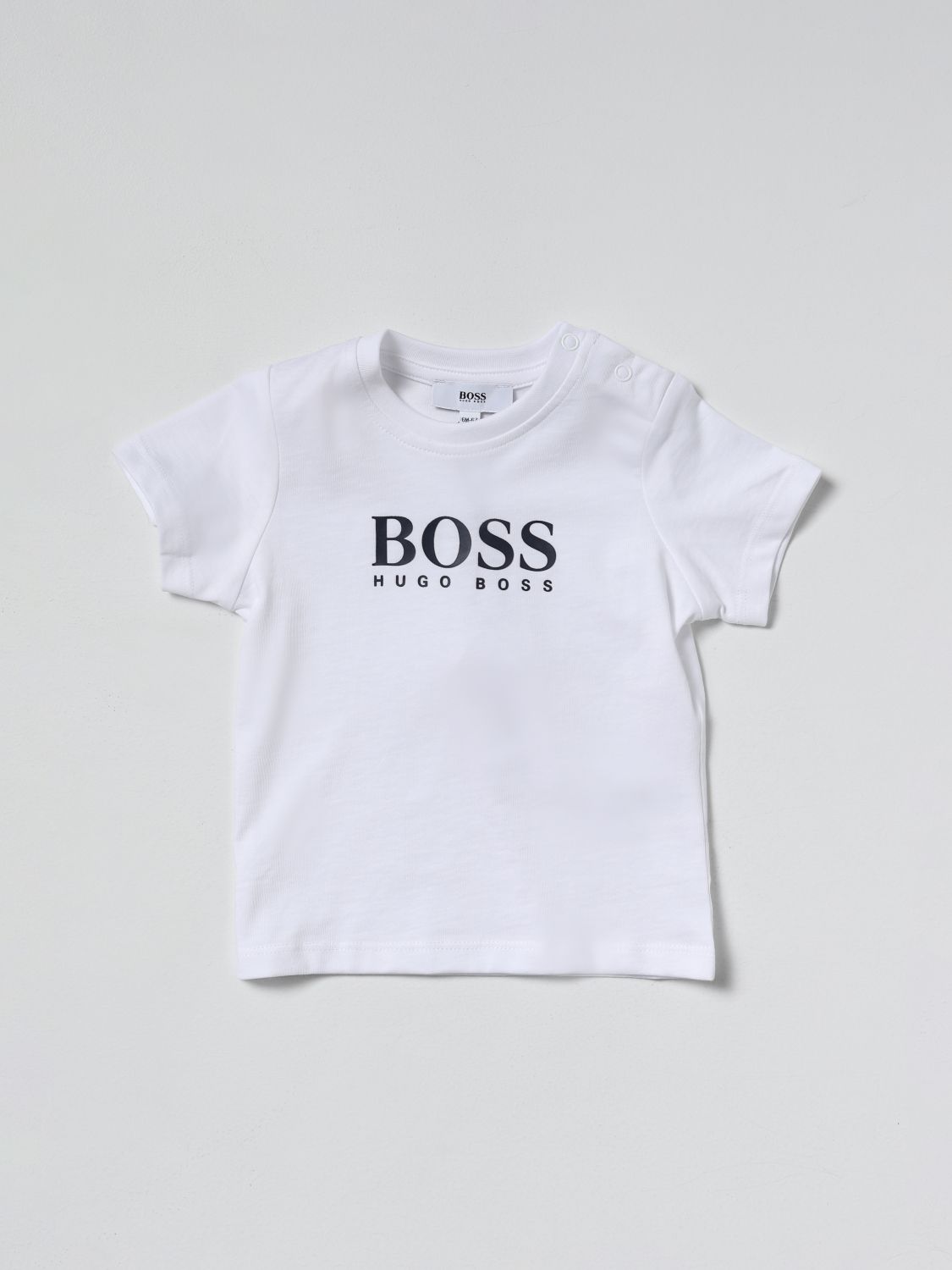 T-shirt Hugo Boss: Pull enfant Hugo Boss blanc 1