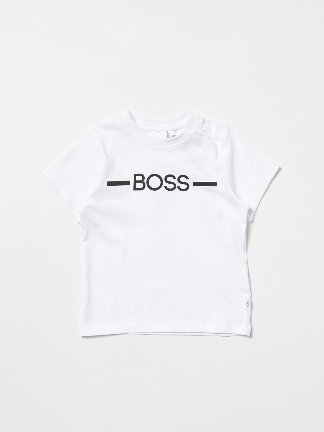 T-shirt Hugo Boss: Pull enfant Hugo Boss blanc 1