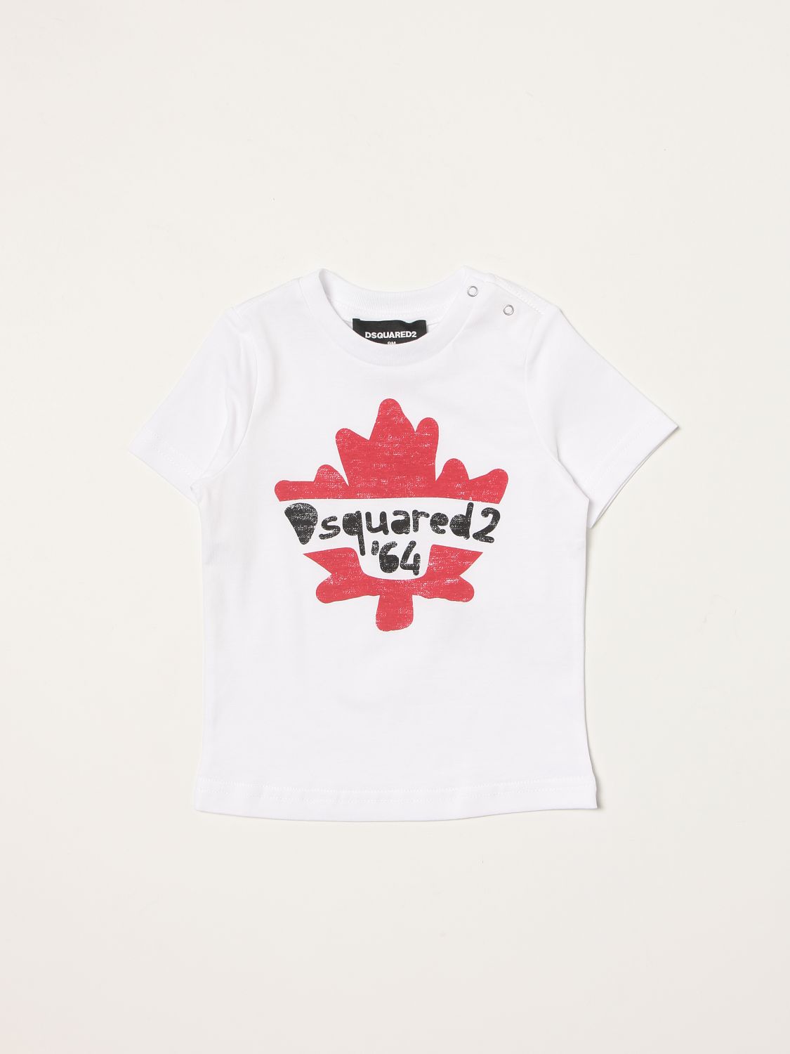 T-shirt Dsquared2 Junior: T-shirt Dsquared2 Junior in cotone con logo bianco 1