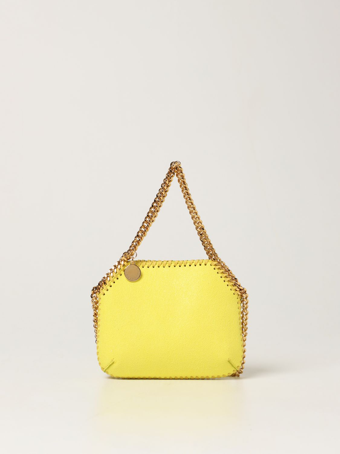 Mini bolso Stella Mccartney: Mini bolso mujer Stella Mccartney amarillo 1