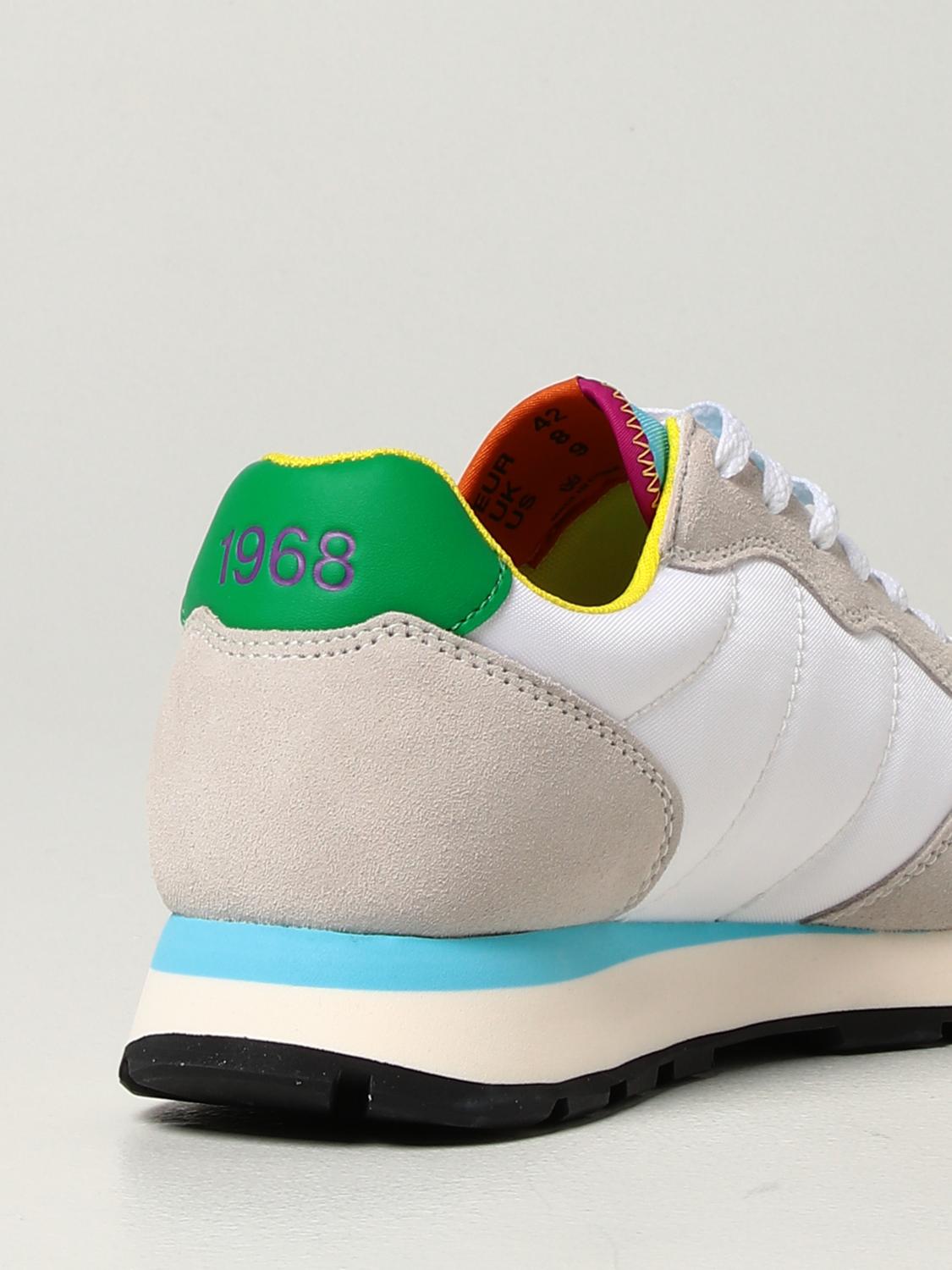Tom Solid sneakers da uomo in camoscio e tela gialla SUN68 BZ35101 23 Tom Solid sneakers da uomo in camoscio e tela gialla SUN68 BZ35101 23