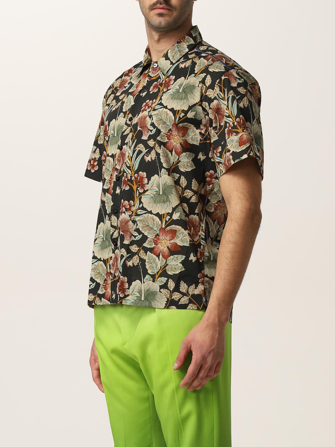 ETRO: cotton shirt with floral print 