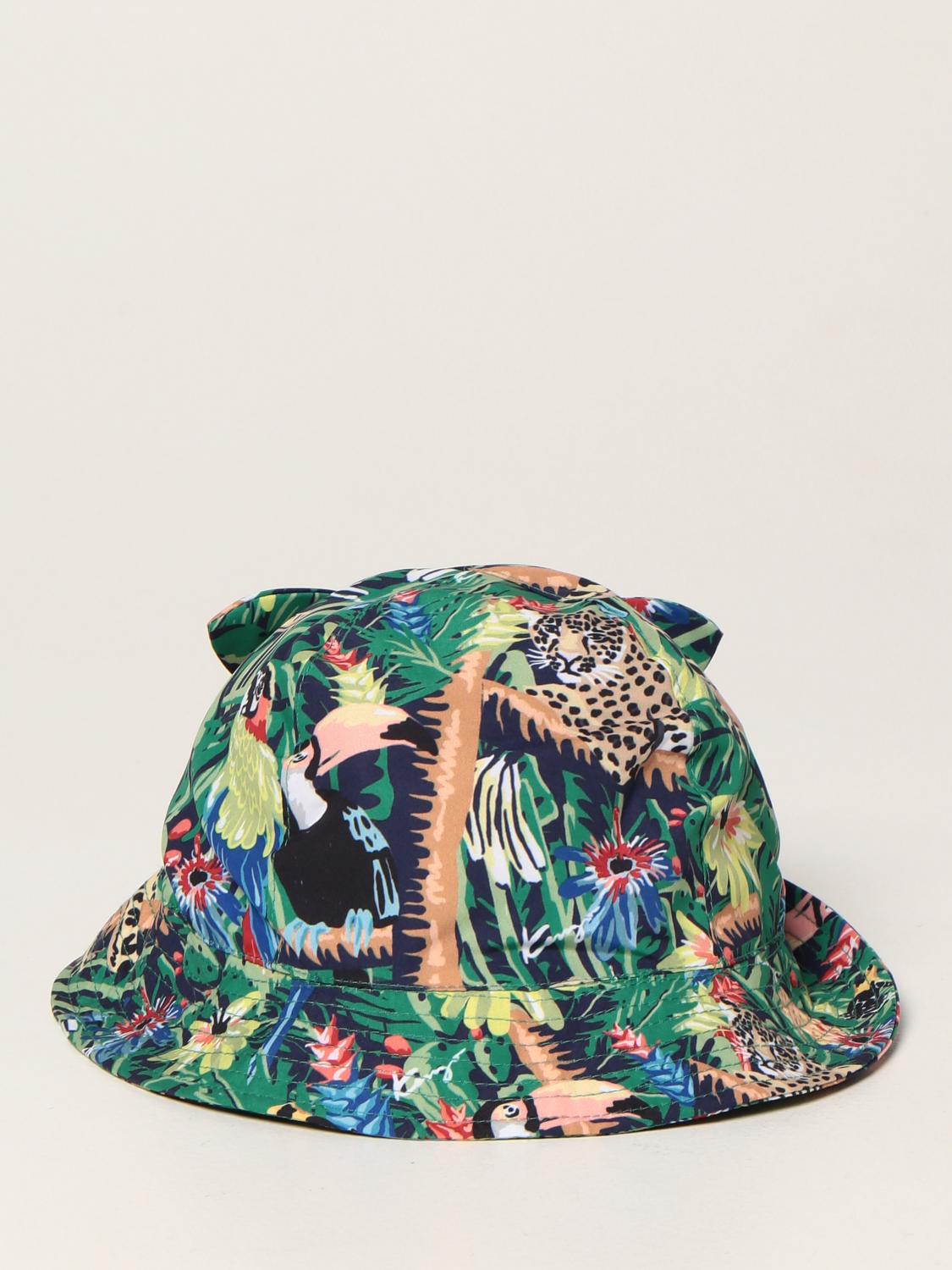 KENZO JUNIOR: Cappello da pescatore - Fantasia | Cappello Neonato Kenzo  Junior K01018 GIGLIO.COM